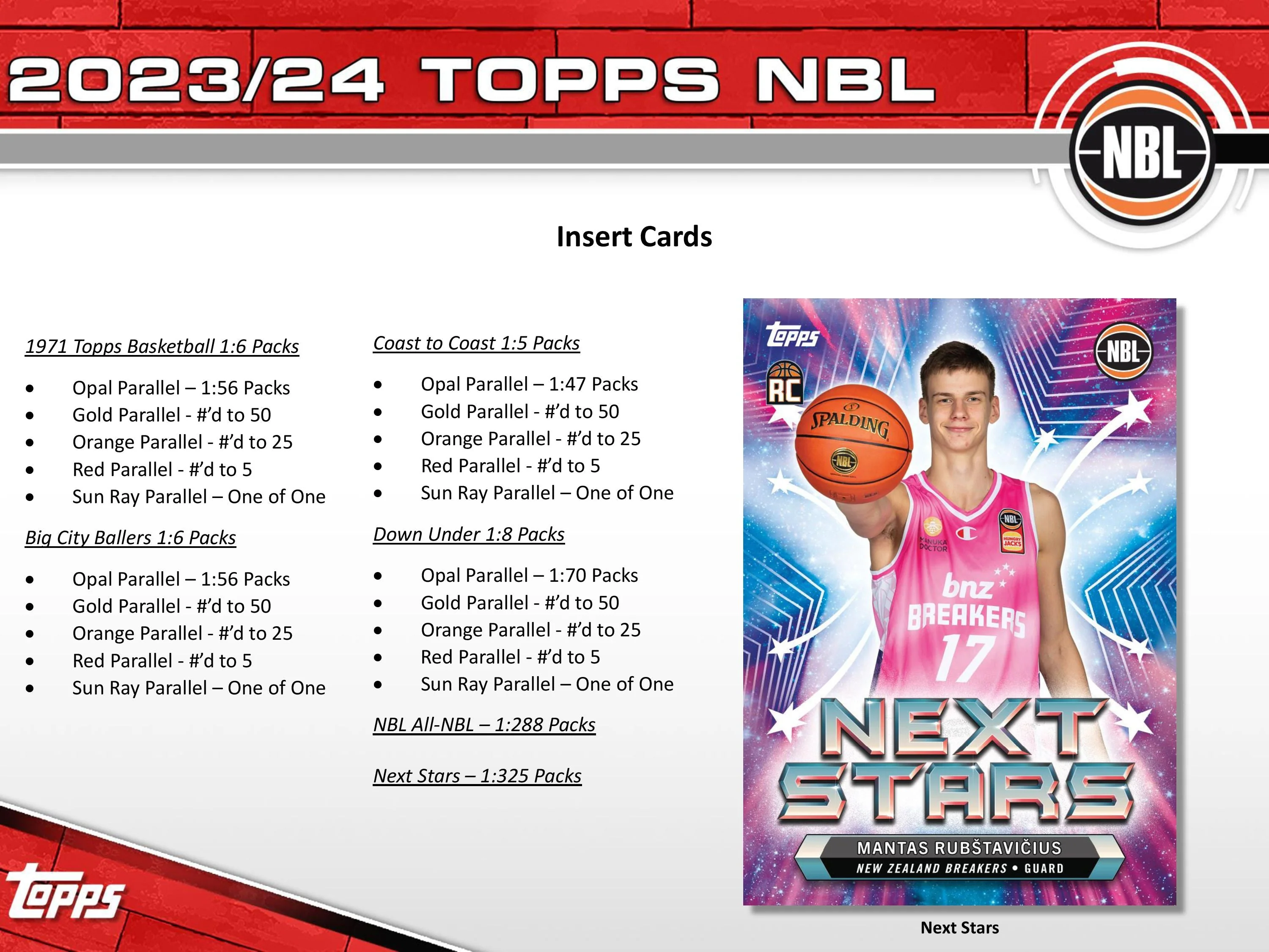 2023-24 Topps NBL Basketball Hobby 12 Box Case - Image 4