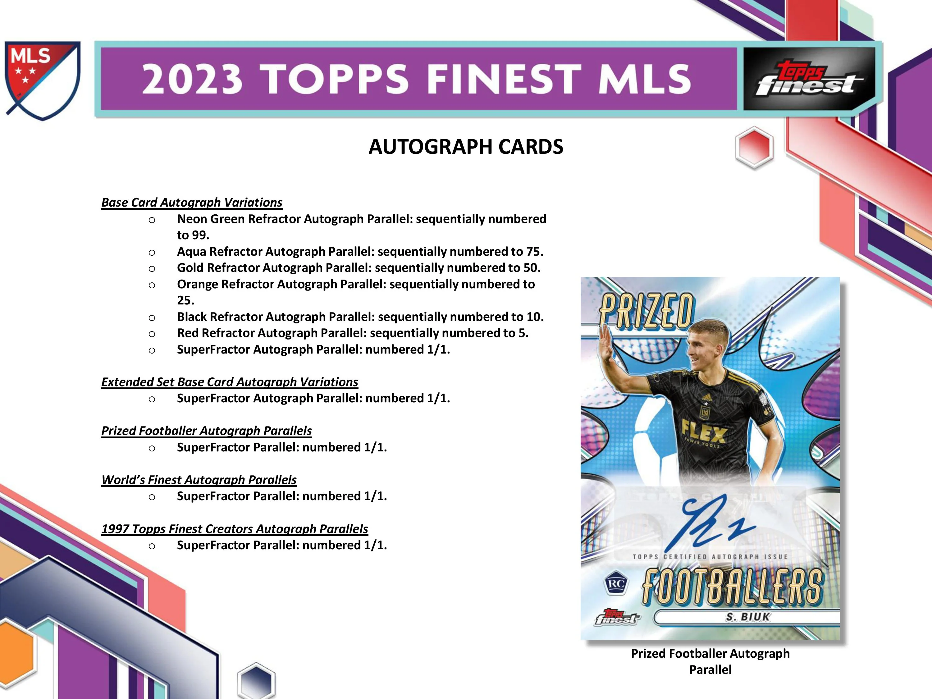 2023 Topps Finest Major League Soccer Hobby Box - Image 7