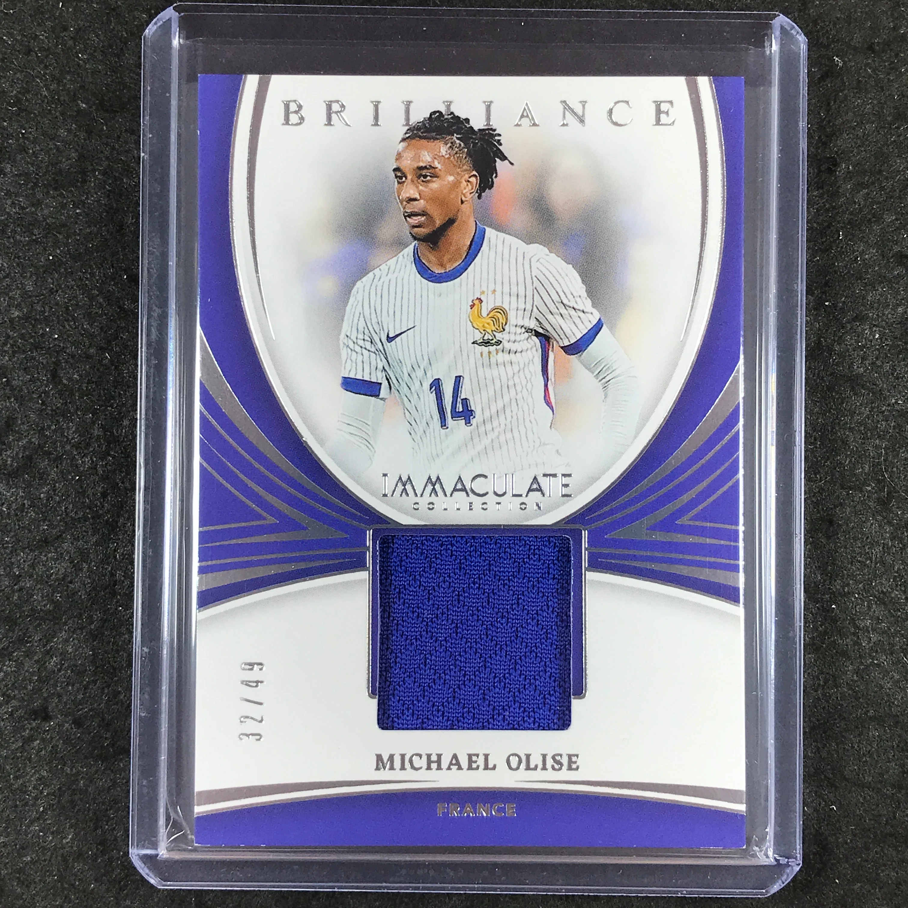 2024-25 Immaculate Soccer MICHAEL OLISE Brilliance Jersey Relic Silver 32/49