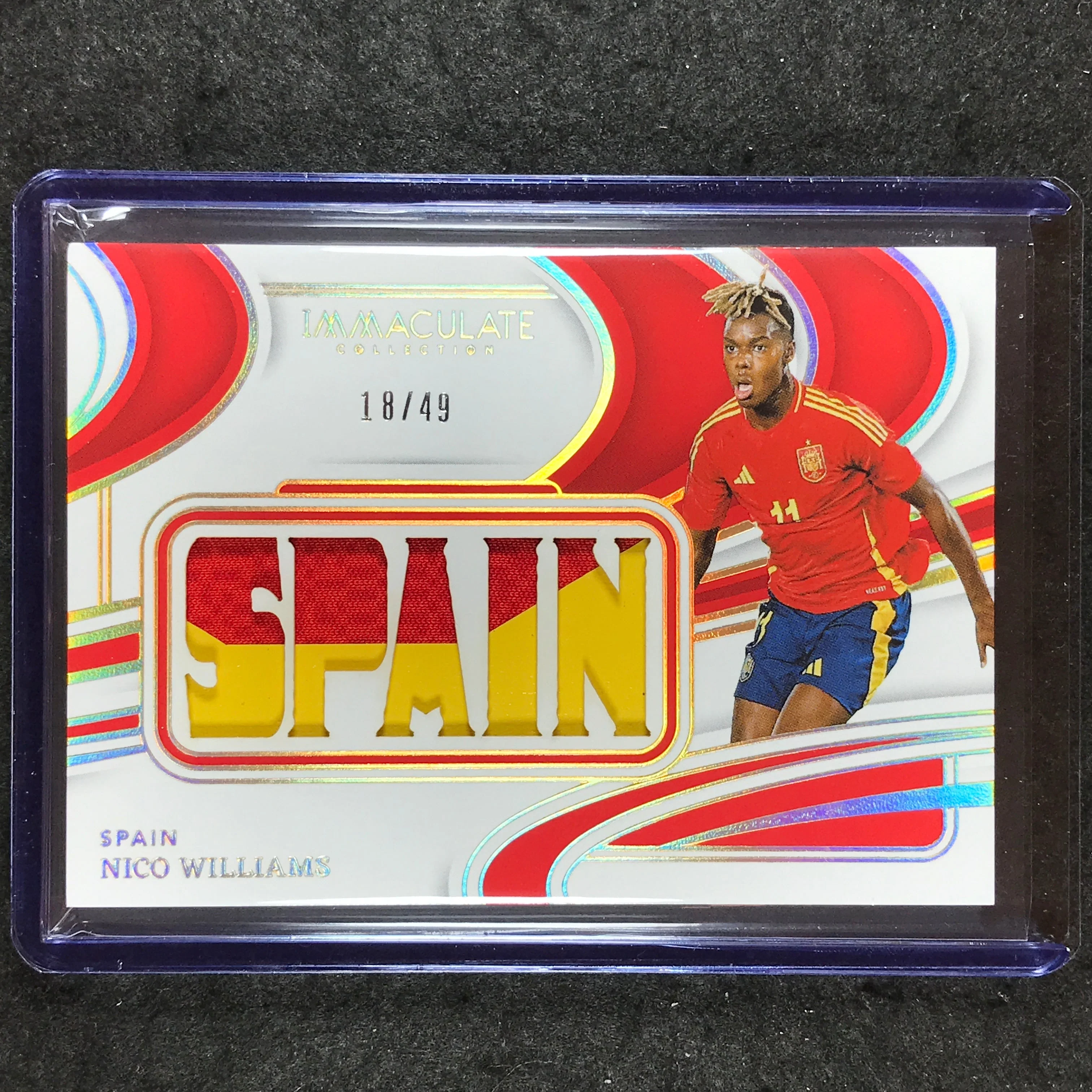 2024-25 Immaculate Soccer NICO WILLIAMS Jumbo Team Names Patch 18/49