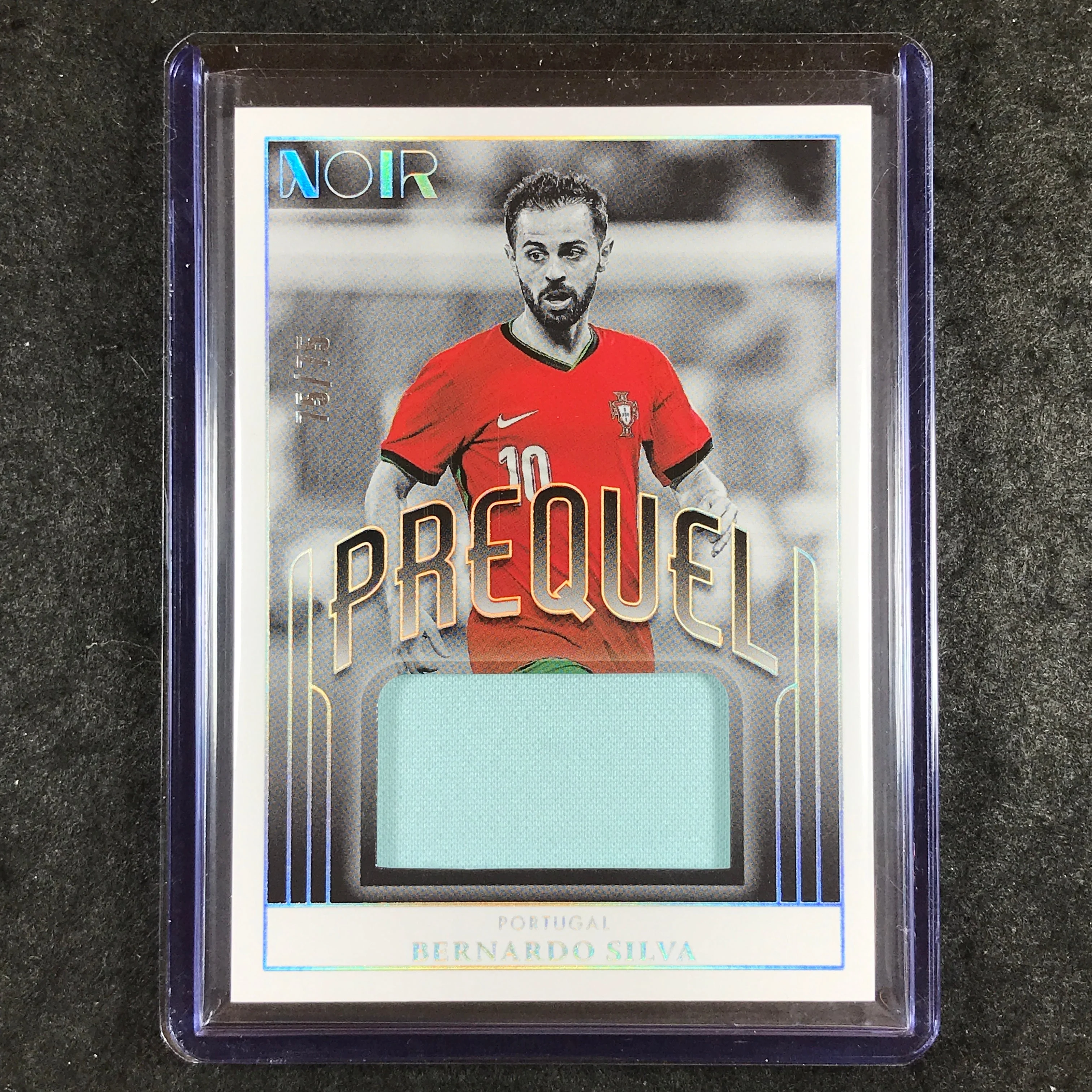 2024-25 Noir Soccer BERNARDO SILVA Prequel Materials Jersey Relic 75/75