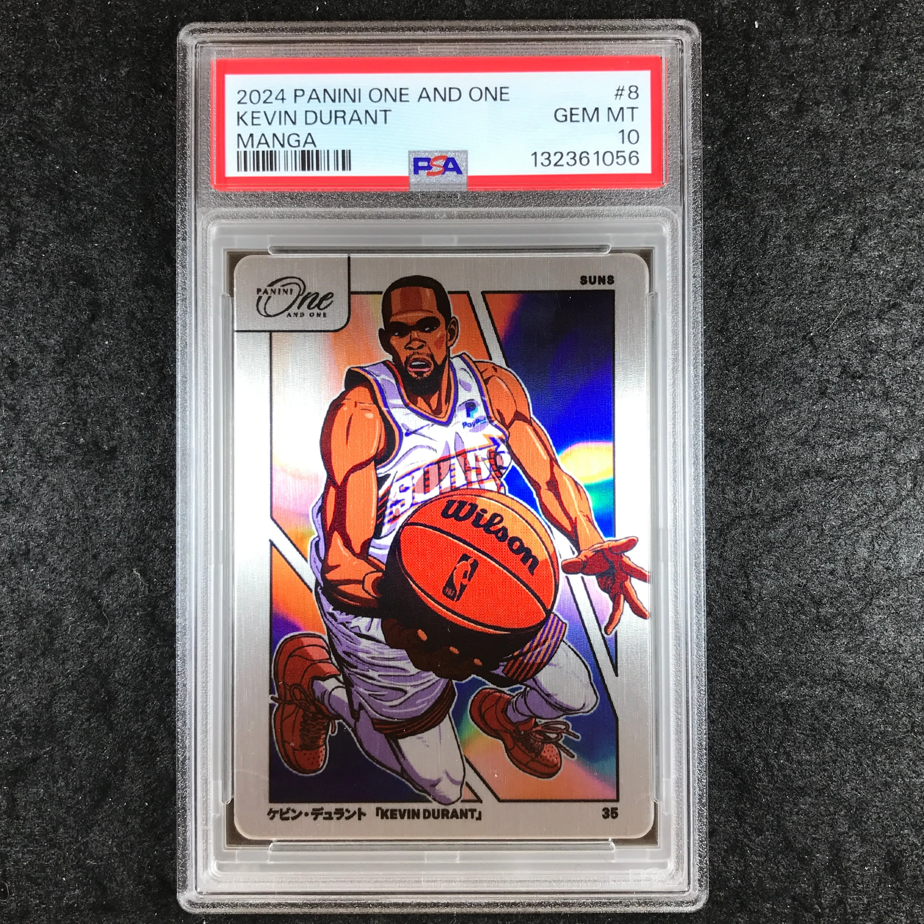 2024-25 One and One KEVIN DURANT Manga SSP #8 PSA 10 (056)