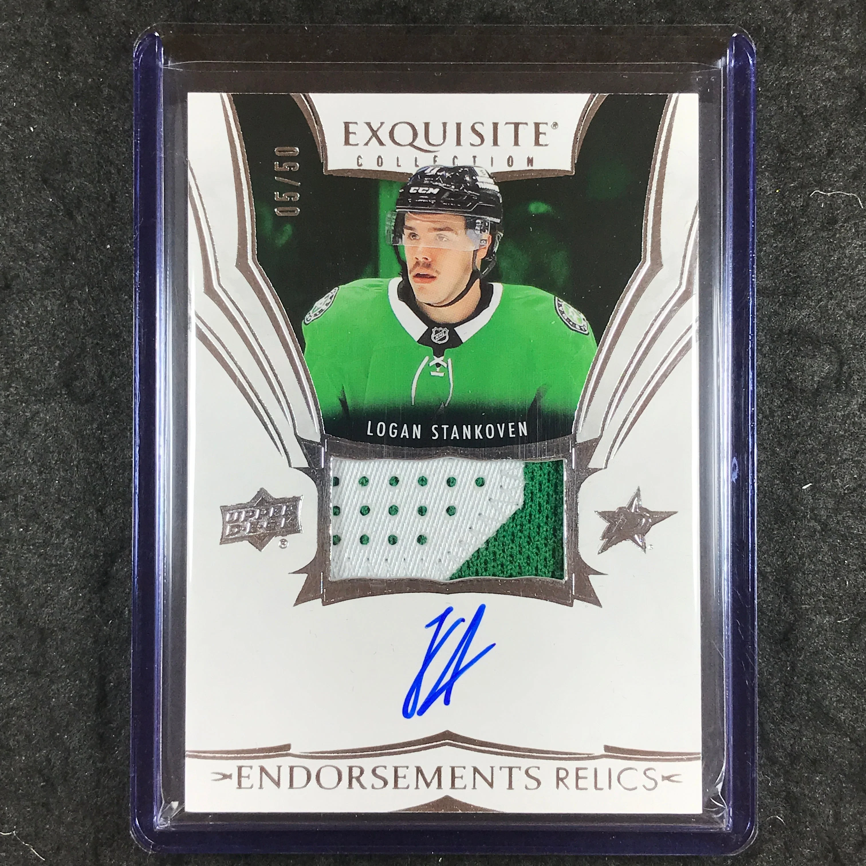 2024-25 The Cup Hockey LOGAN STANKOVEN Exquisite Endorsements Patch Auto 5/50