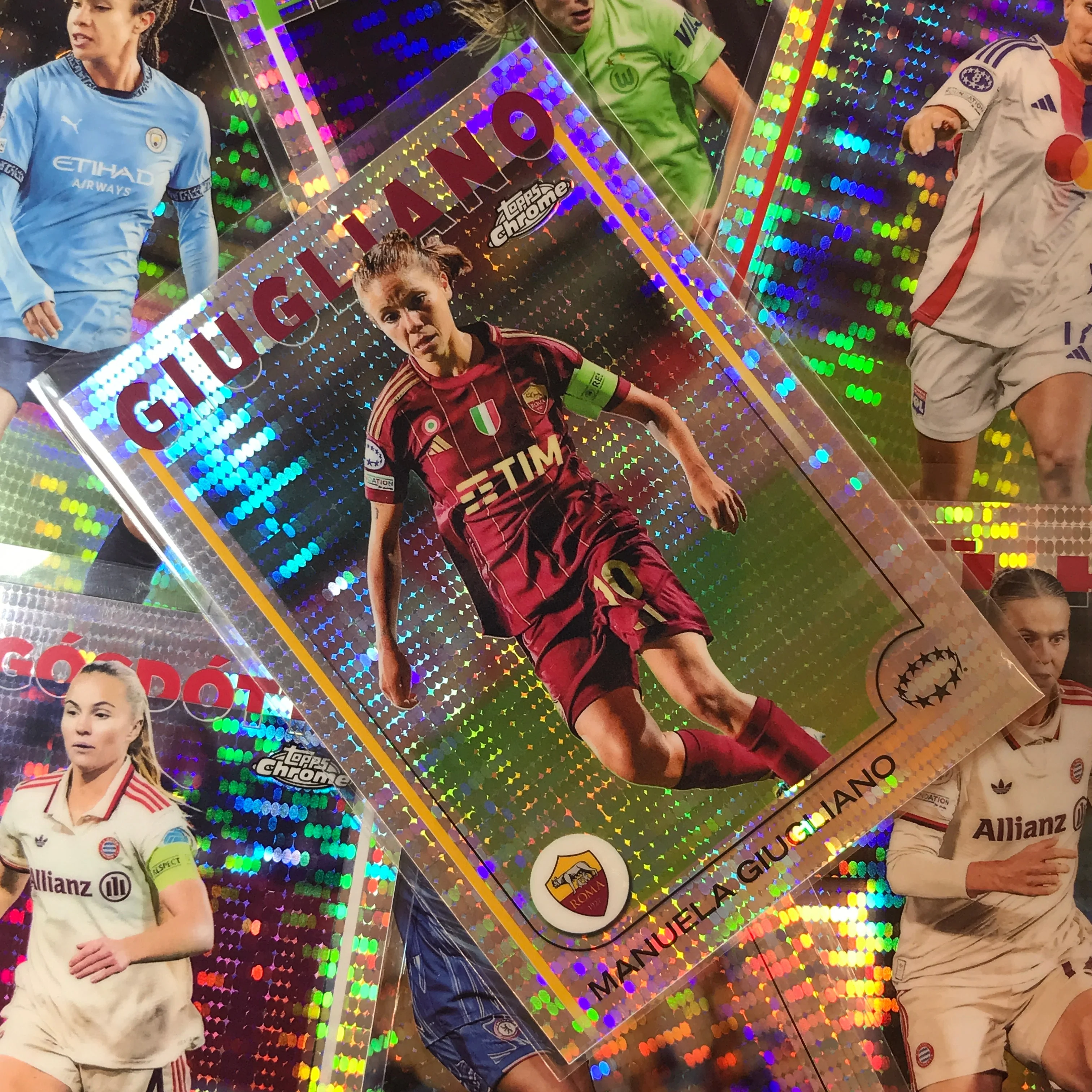 2024-25 Topps Chrome UEFA Women's CHIARA BECCARI Rookie Base Pulsar #84