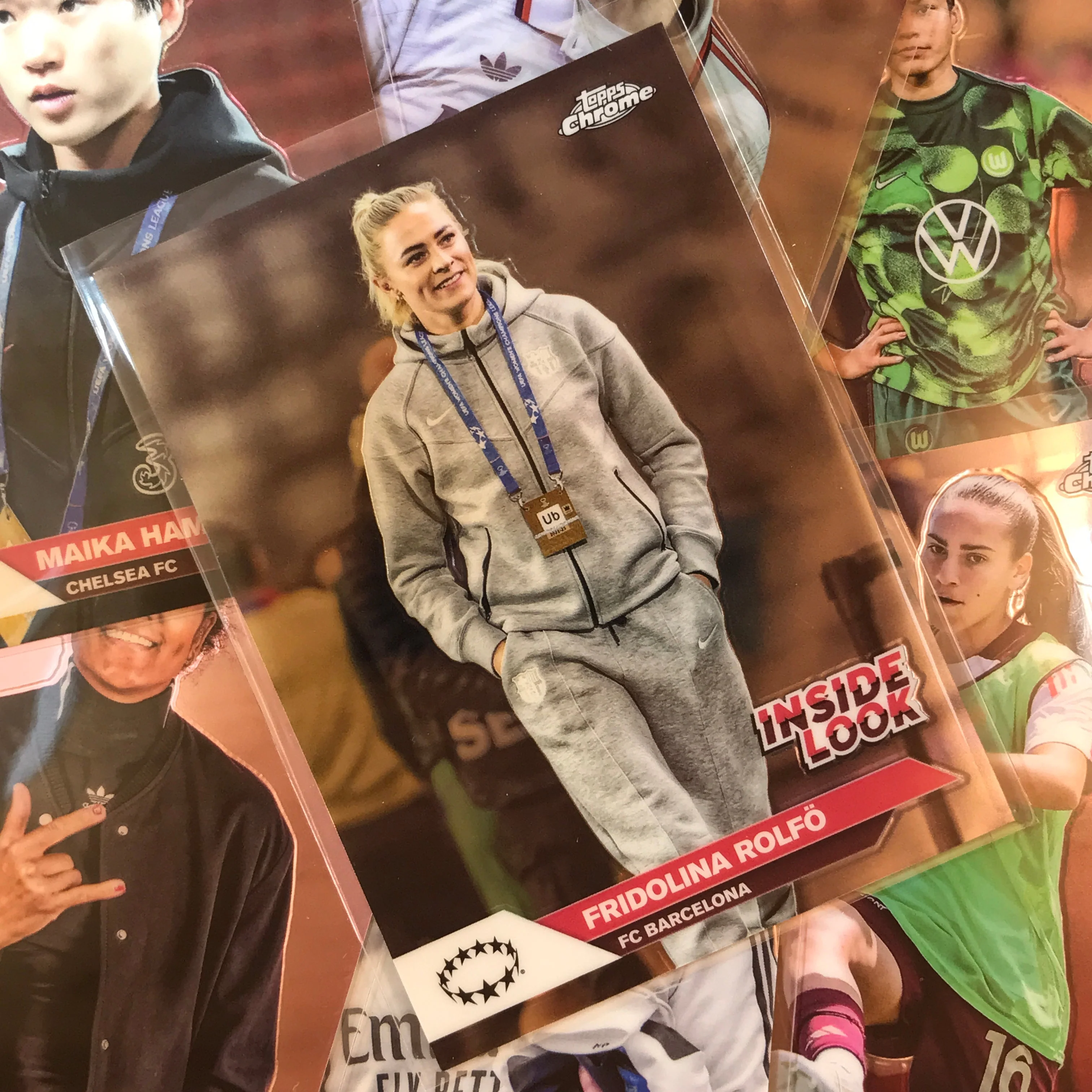 2024-25 Topps Chrome UEFA Women's SVEINDIS JONSDOTTIR Inside Look #7