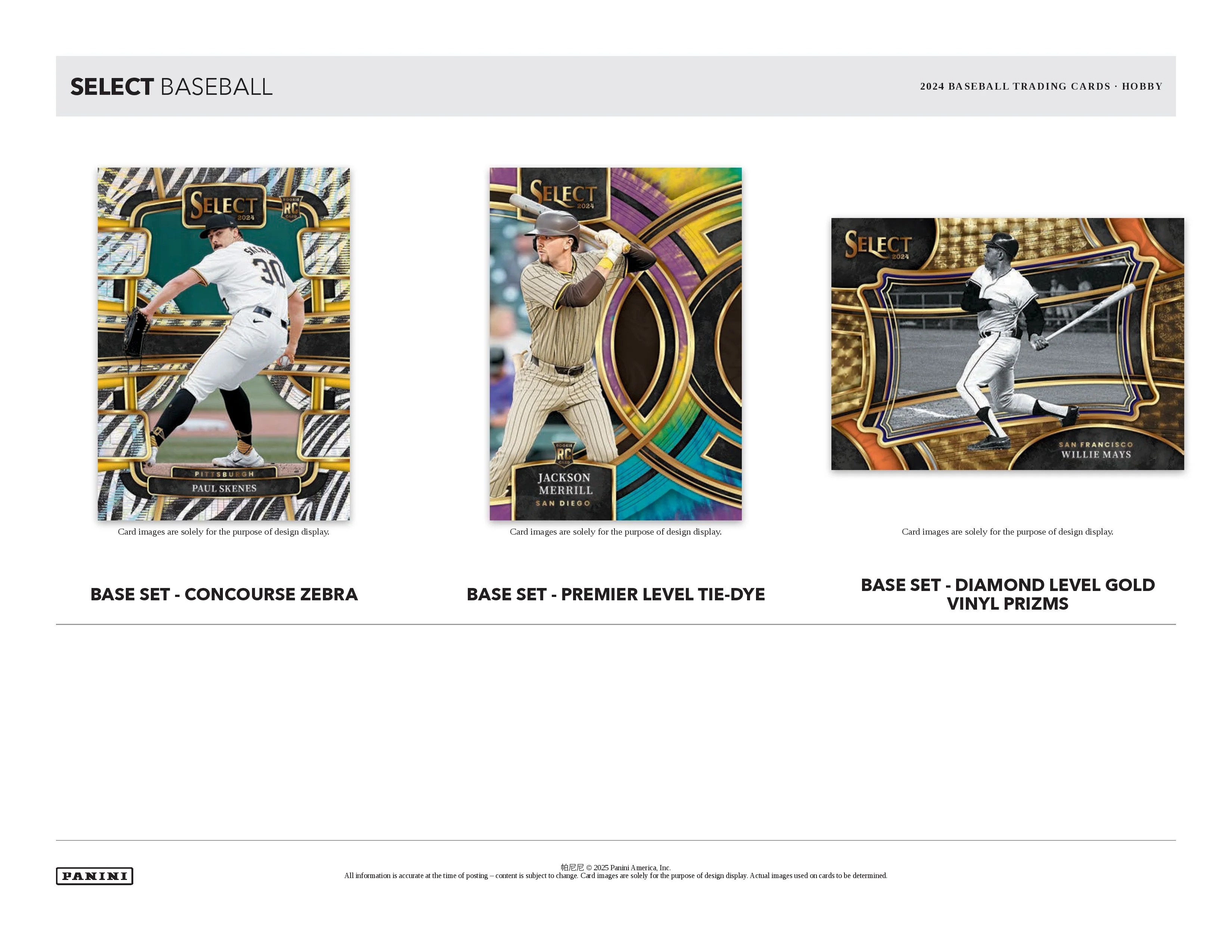 2024 Panini Select Baseball Hobby Box - Image 3