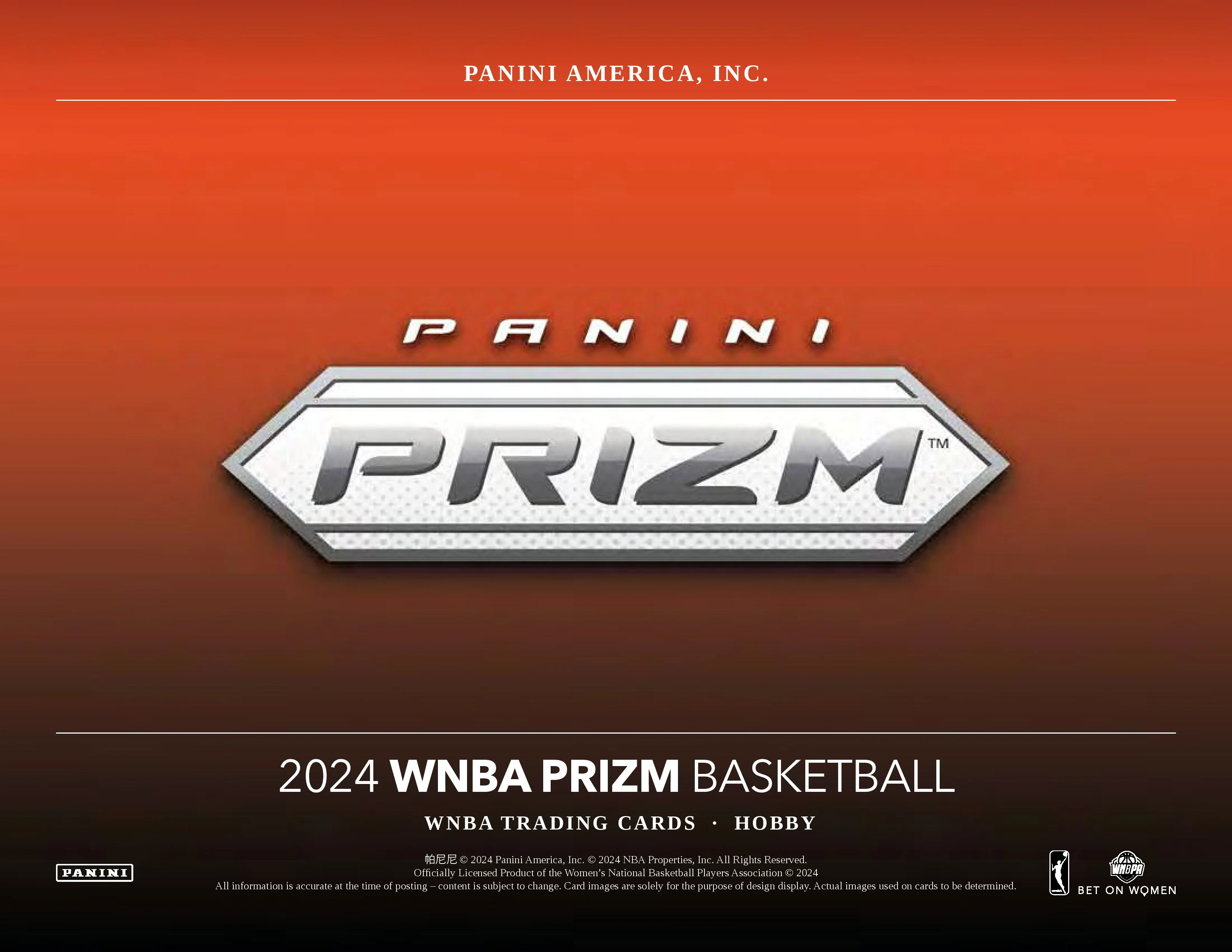 2024 Prizm WNBA Hobby 1 Box Opening - #30491・Team Based (Dec 11 4pm)