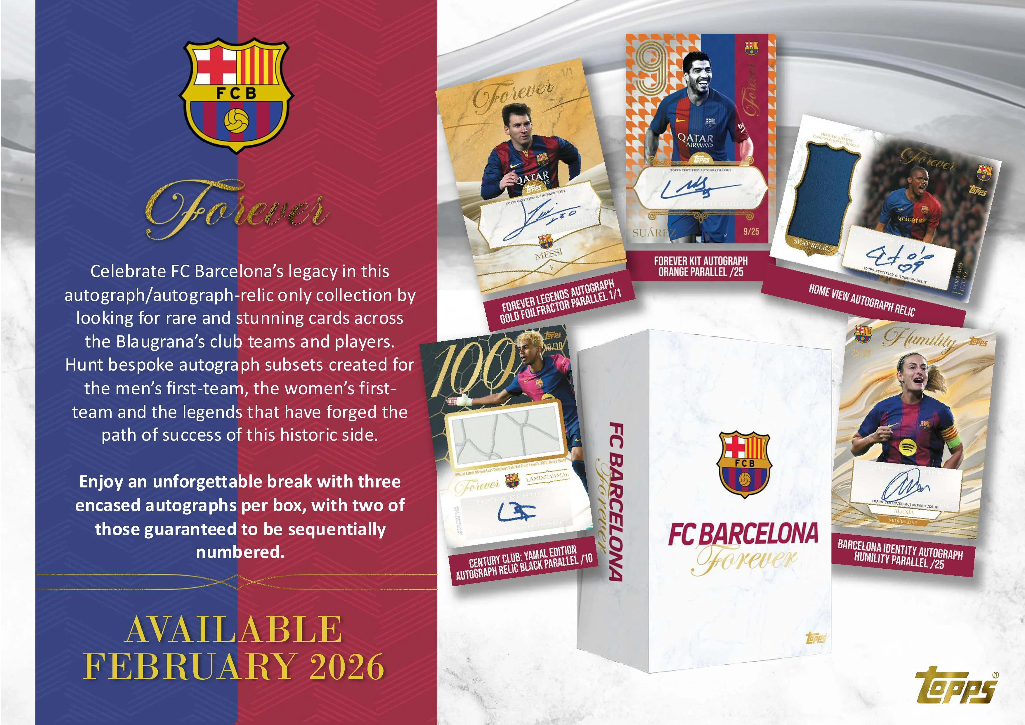 2025-26 Topps Barcelona Forever Hobby Box - Image 3