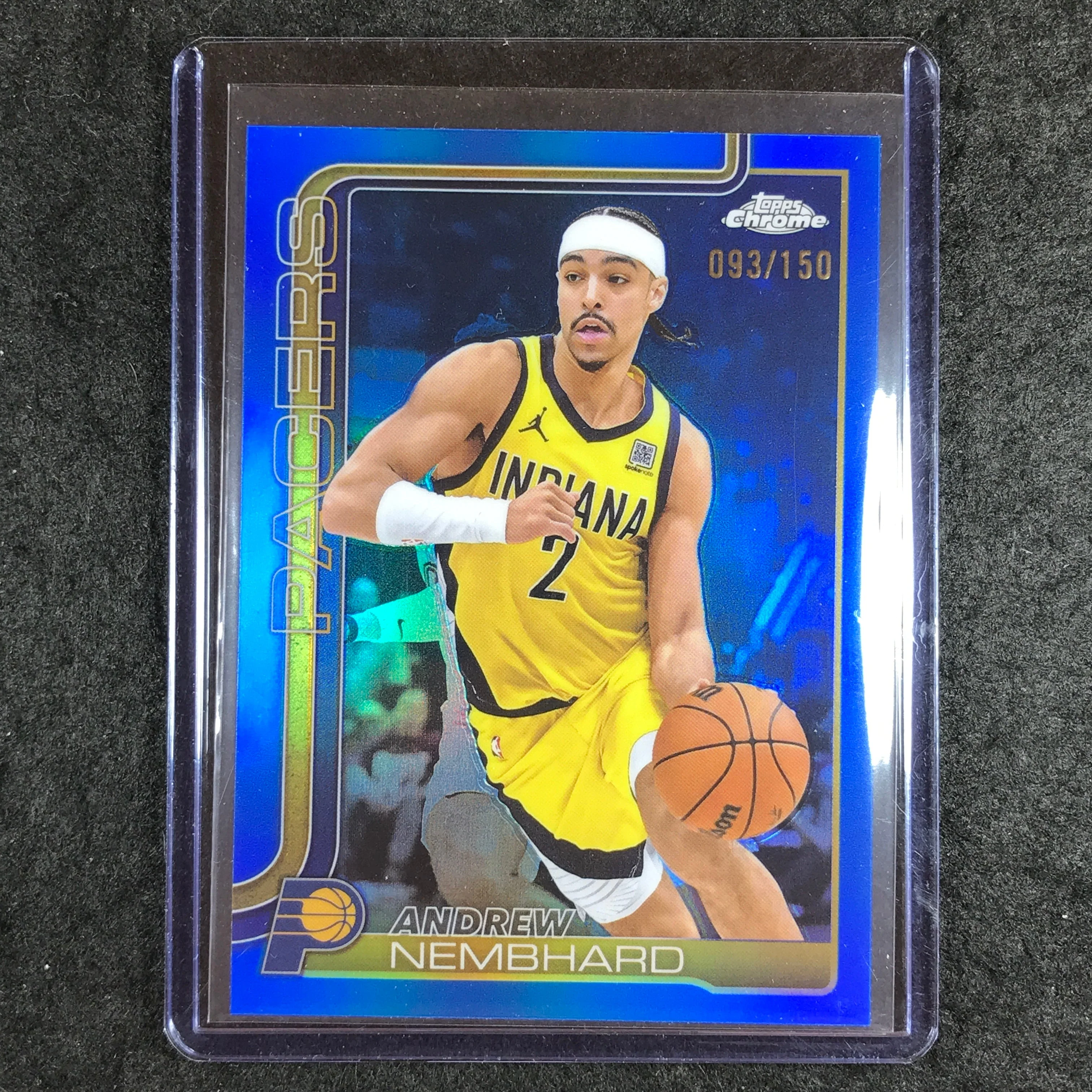 2025-26 Topps Chrome ANDREW NEMBHARD Base Blue 93/150 #97