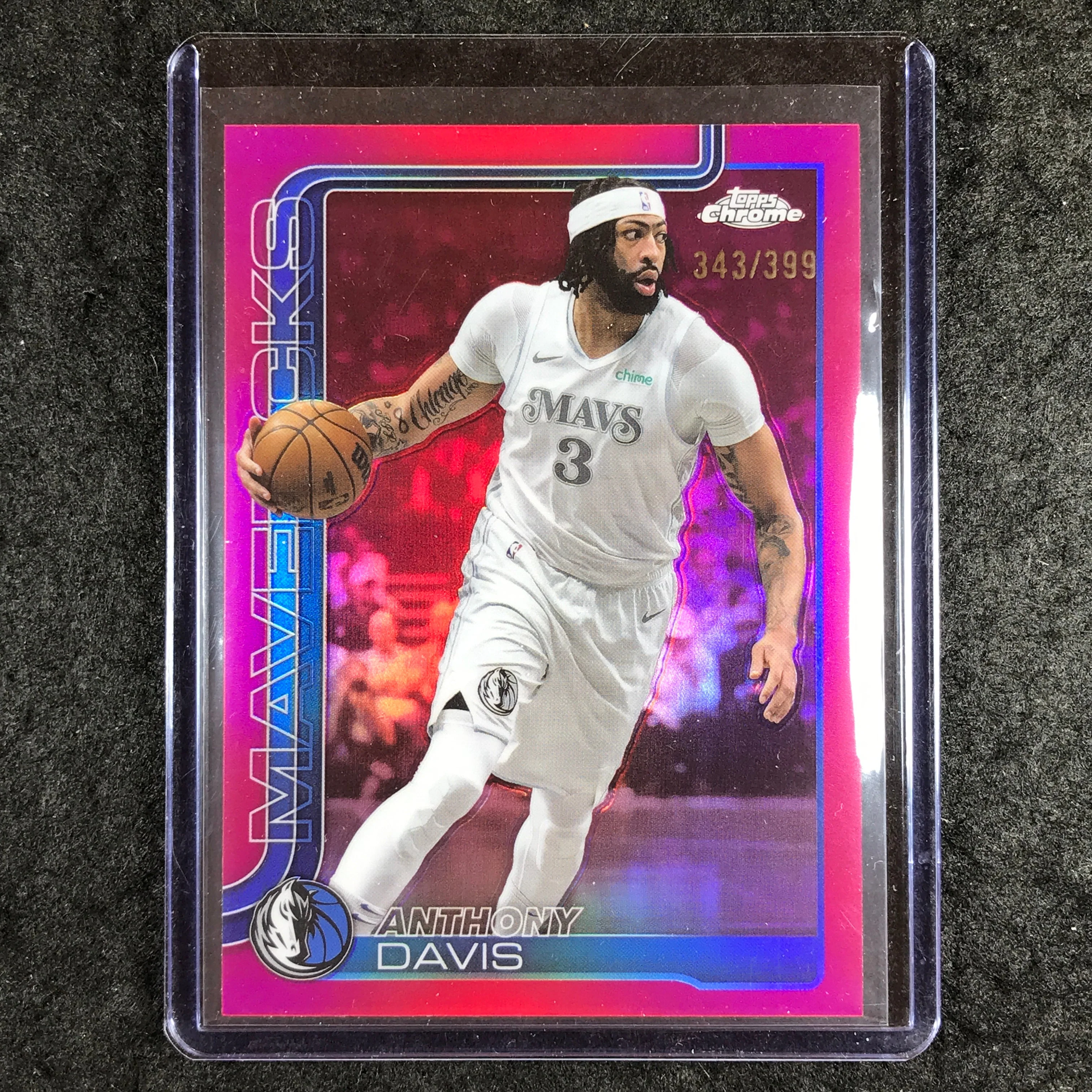 2025-26 Topps Chrome ANTHONY DAVIS Base Magenta 343/399 #96