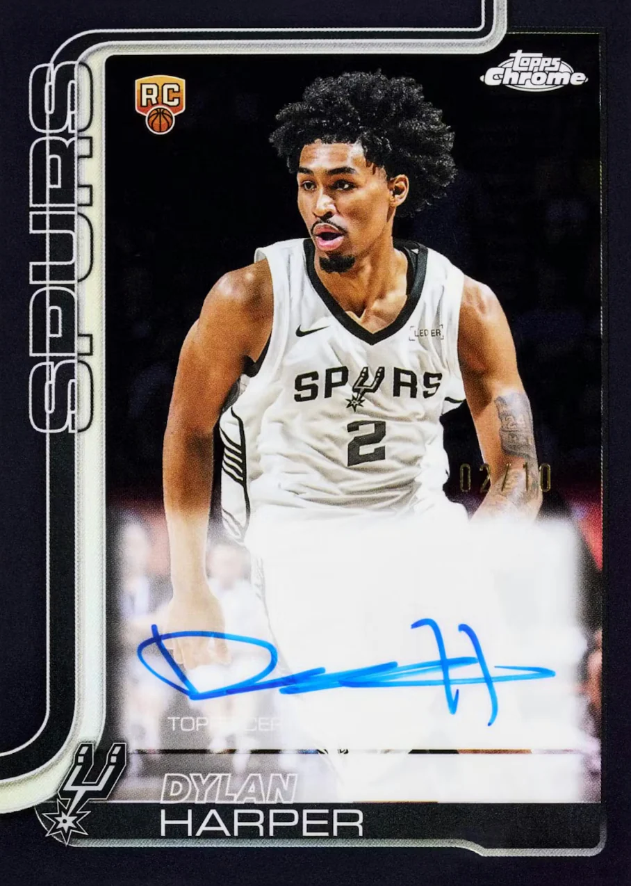 2025-26 Topps Chrome Basketball Hobby Pack - Image 11