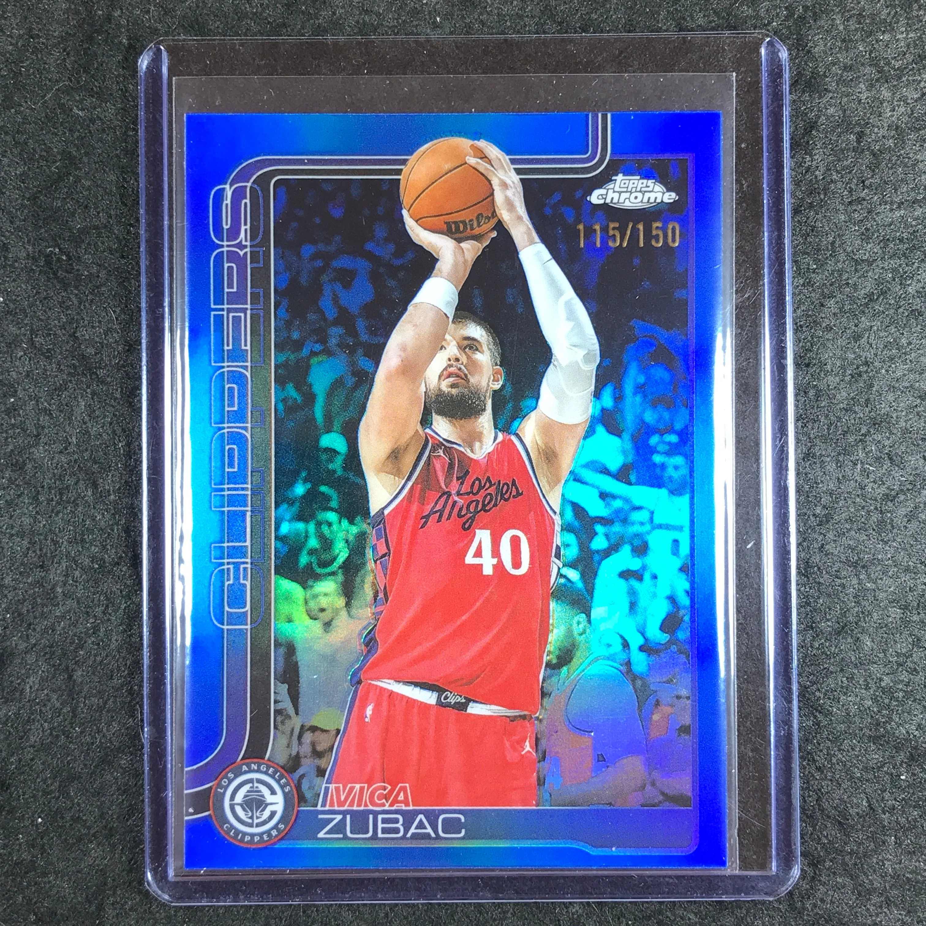 2025-26 Topps Chrome IVICA ZUBAC Base Blue 115/150 #63