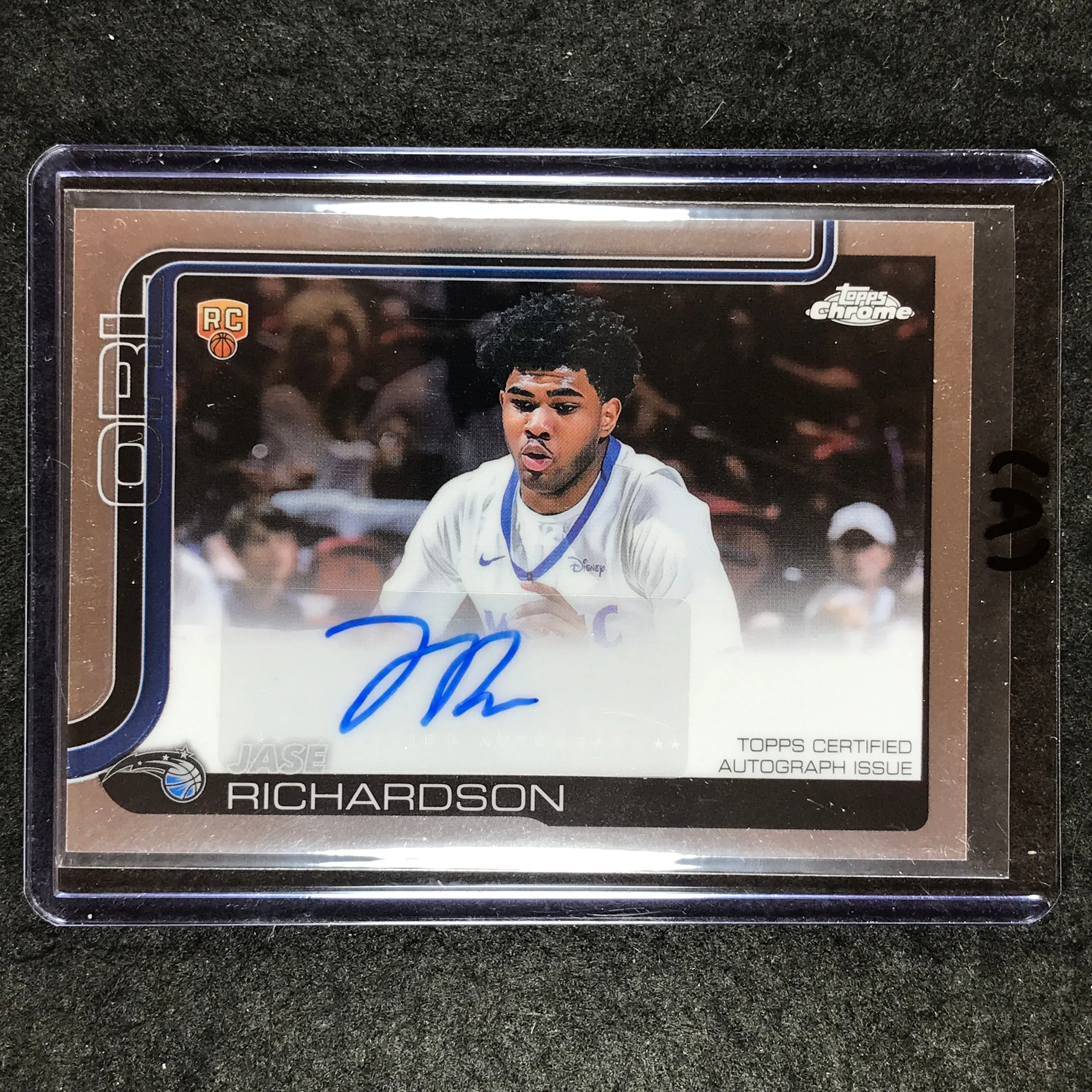 2025-26 Topps Chrome JASE RICHARDSON Chrome Rookie Auto Base #JR (A)