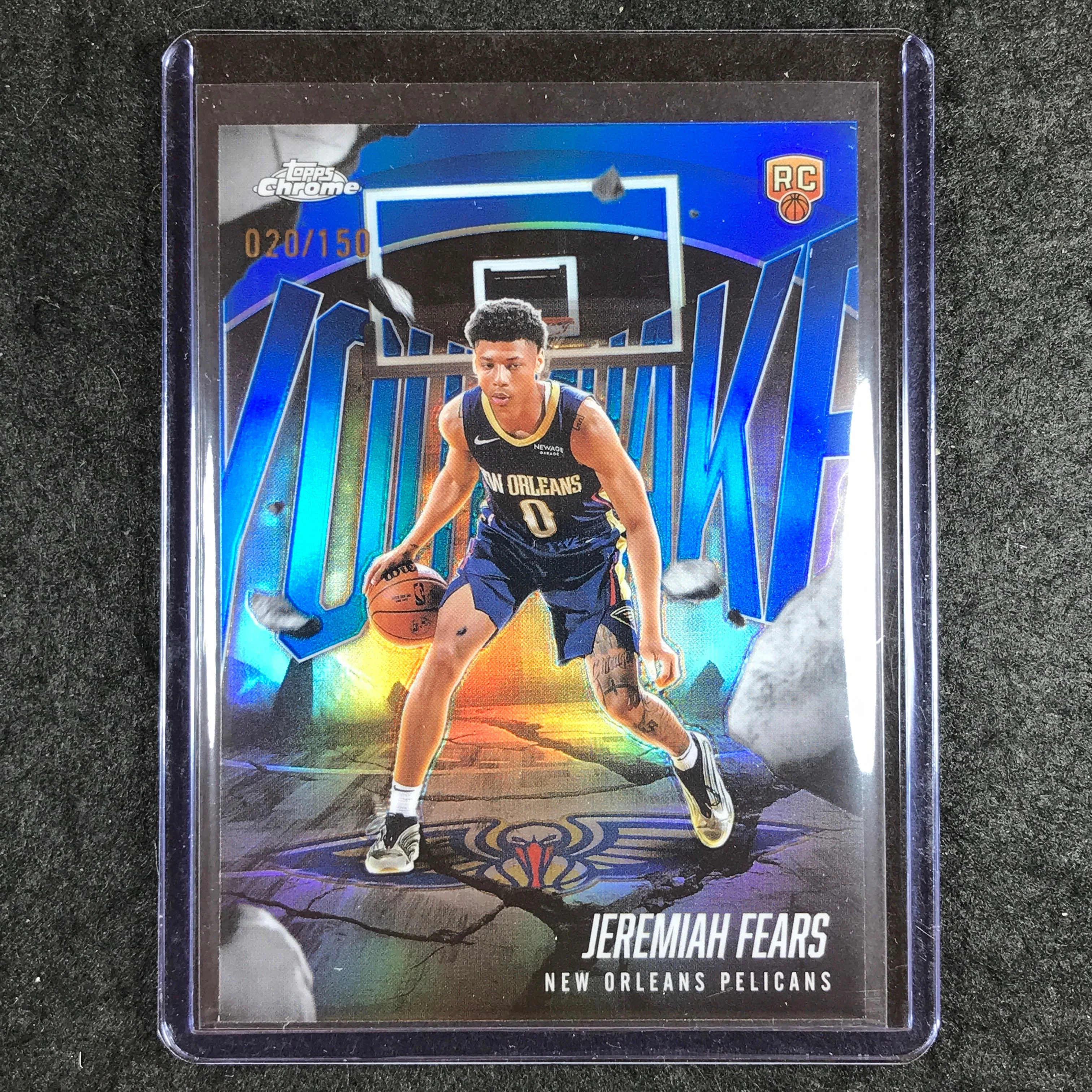 2025-26 Topps Chrome JEREMIAH FEARS Youthquake Rookie Blue 20/150 #7