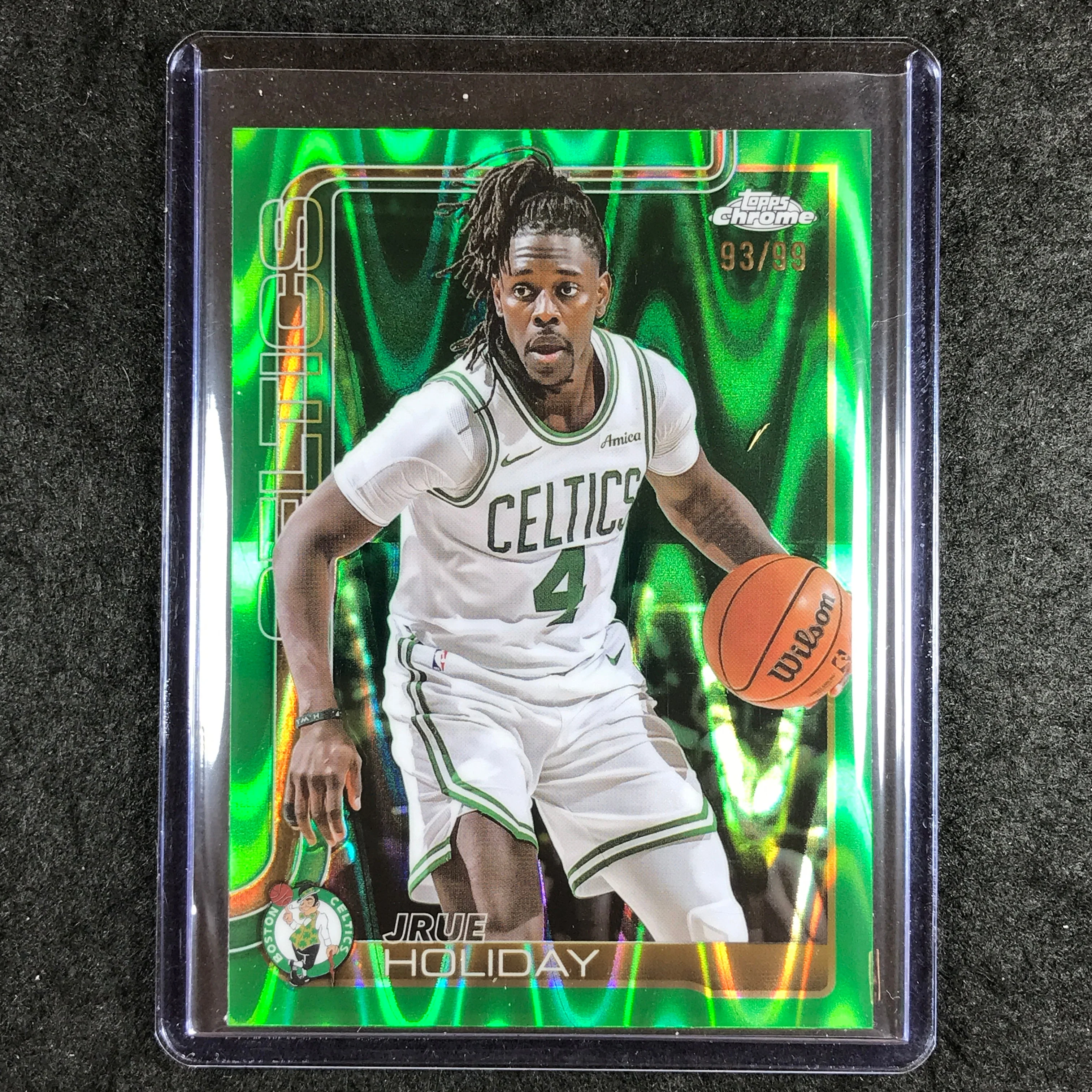 2025-26 Topps Chrome JRUE HOLIDAY Green RayWave 93/99 #46