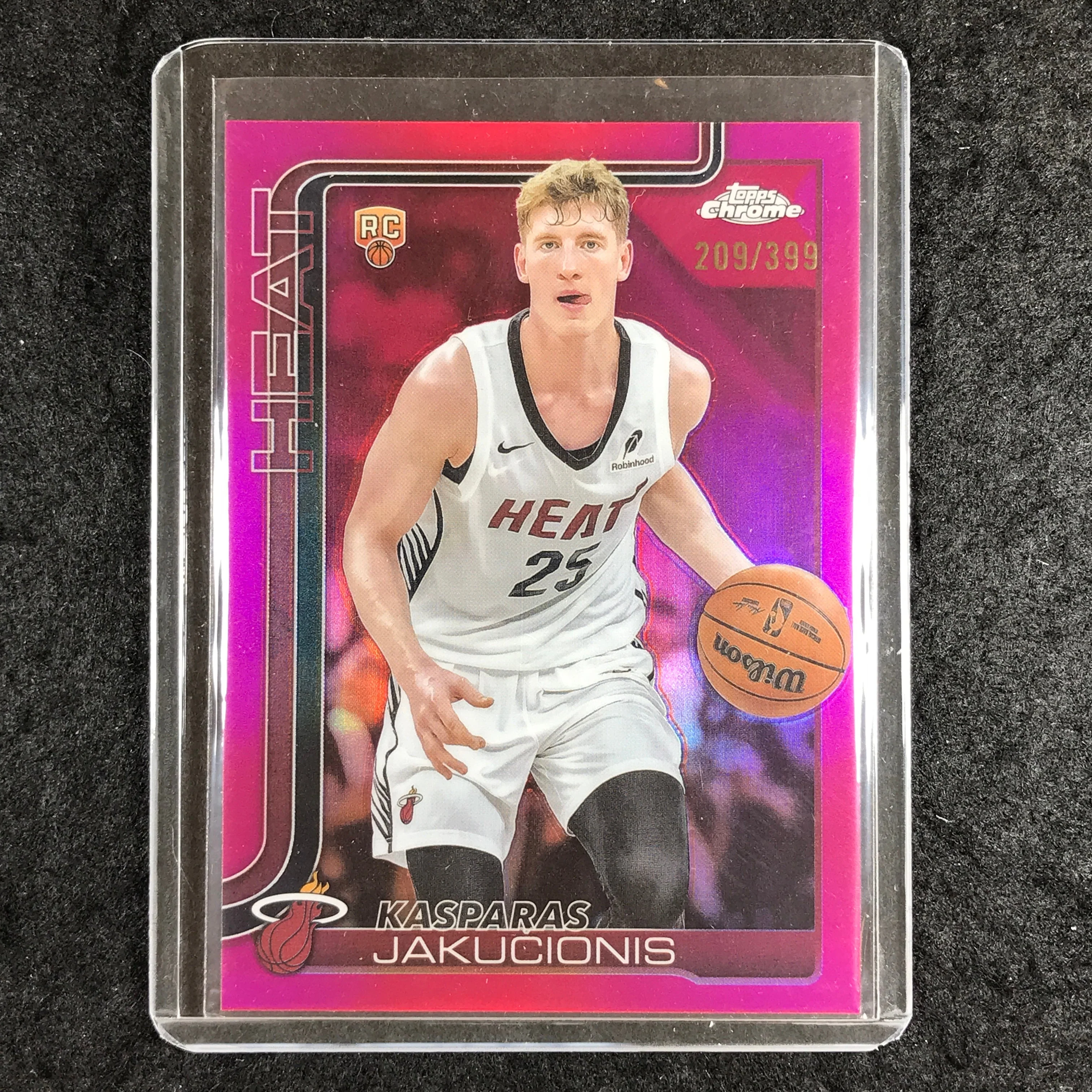 2025-26 Topps Chrome KASPARAS JAKUCIONIS Rookie Base Magenta 209/399 #270