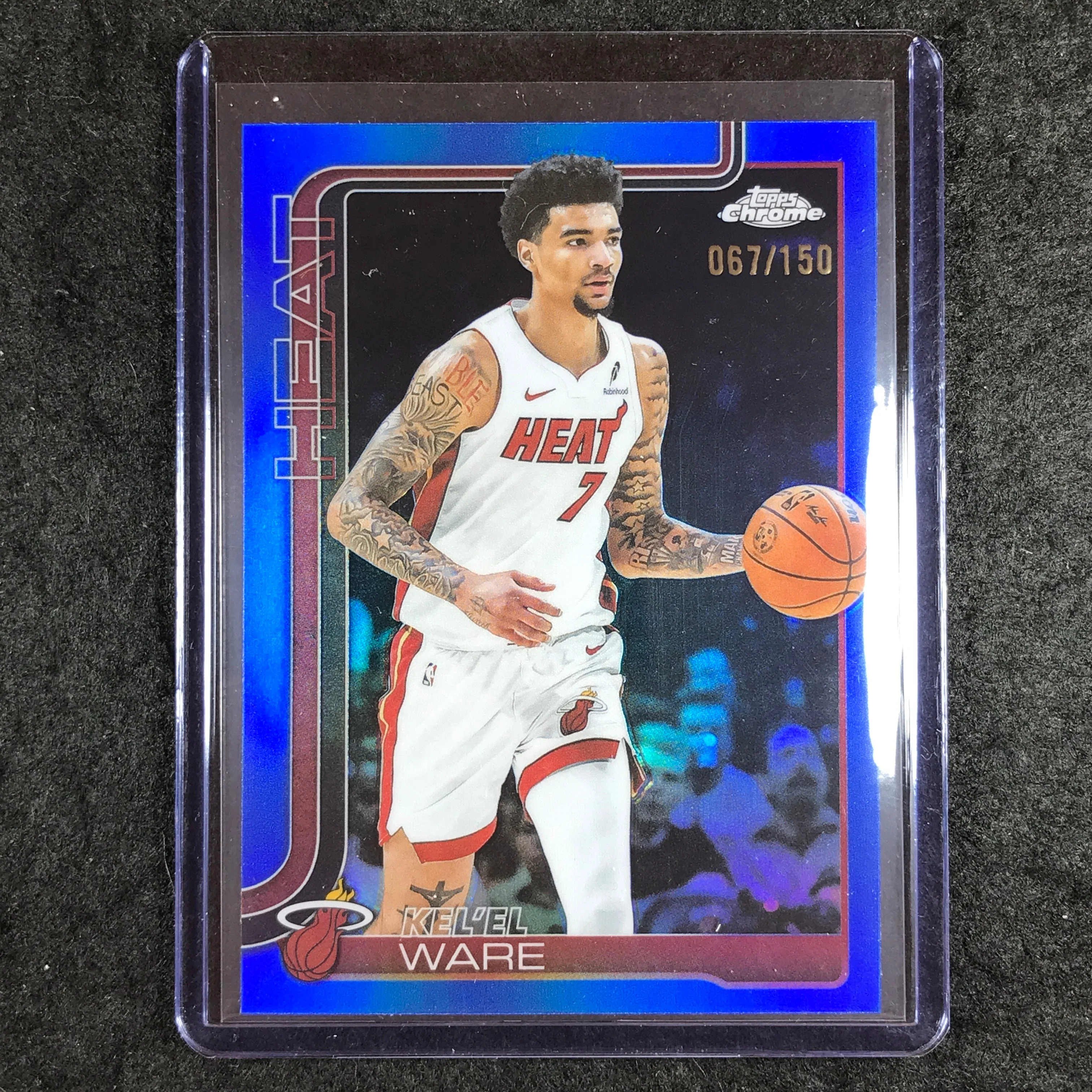 2025-26 Topps Chrome KEL'EL WARE Base Blue 67/150 #129