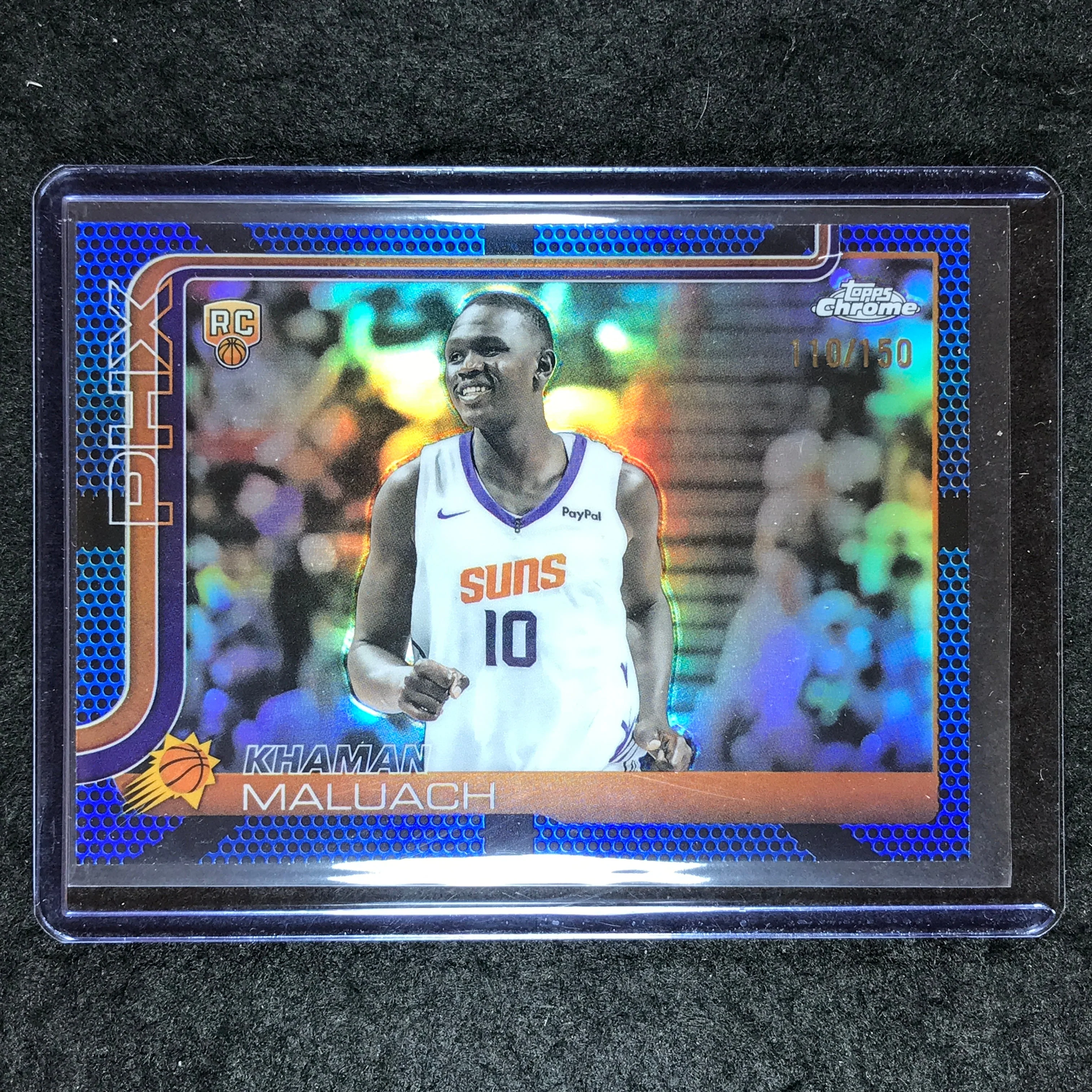2025-26 Topps Chrome KHAMAN MALUACH Rookie Base Blue Basketball 110/150 #260
