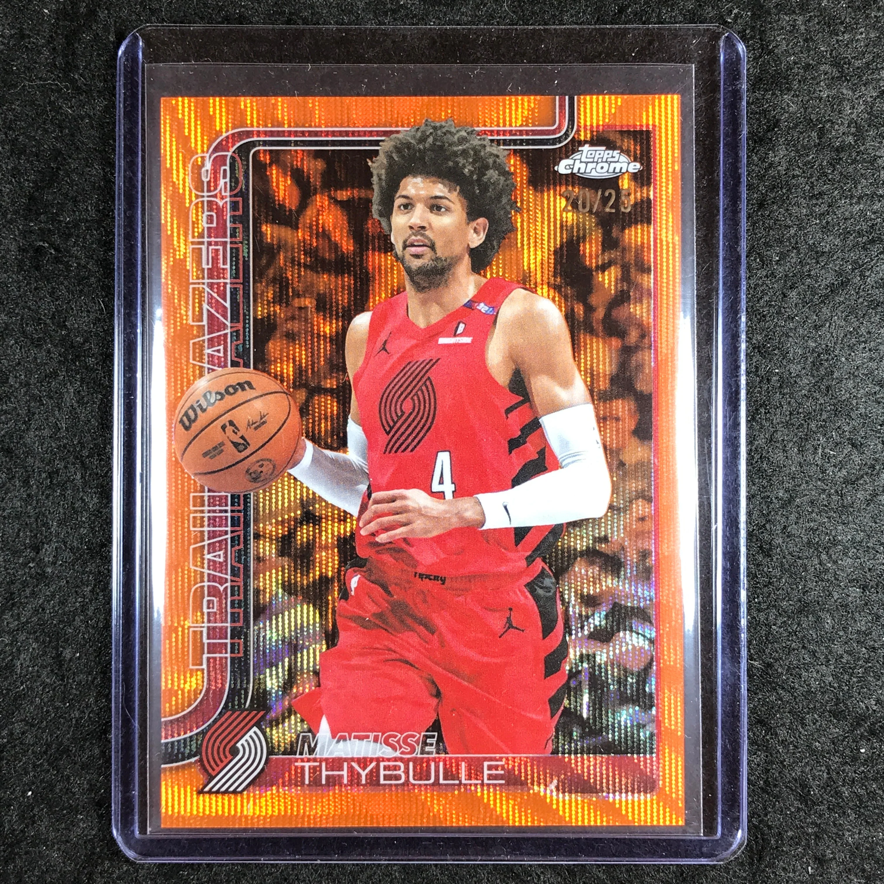 2025-26 Topps Chrome MATISSE THYBULLE Base Orange Wave 20/25 #169