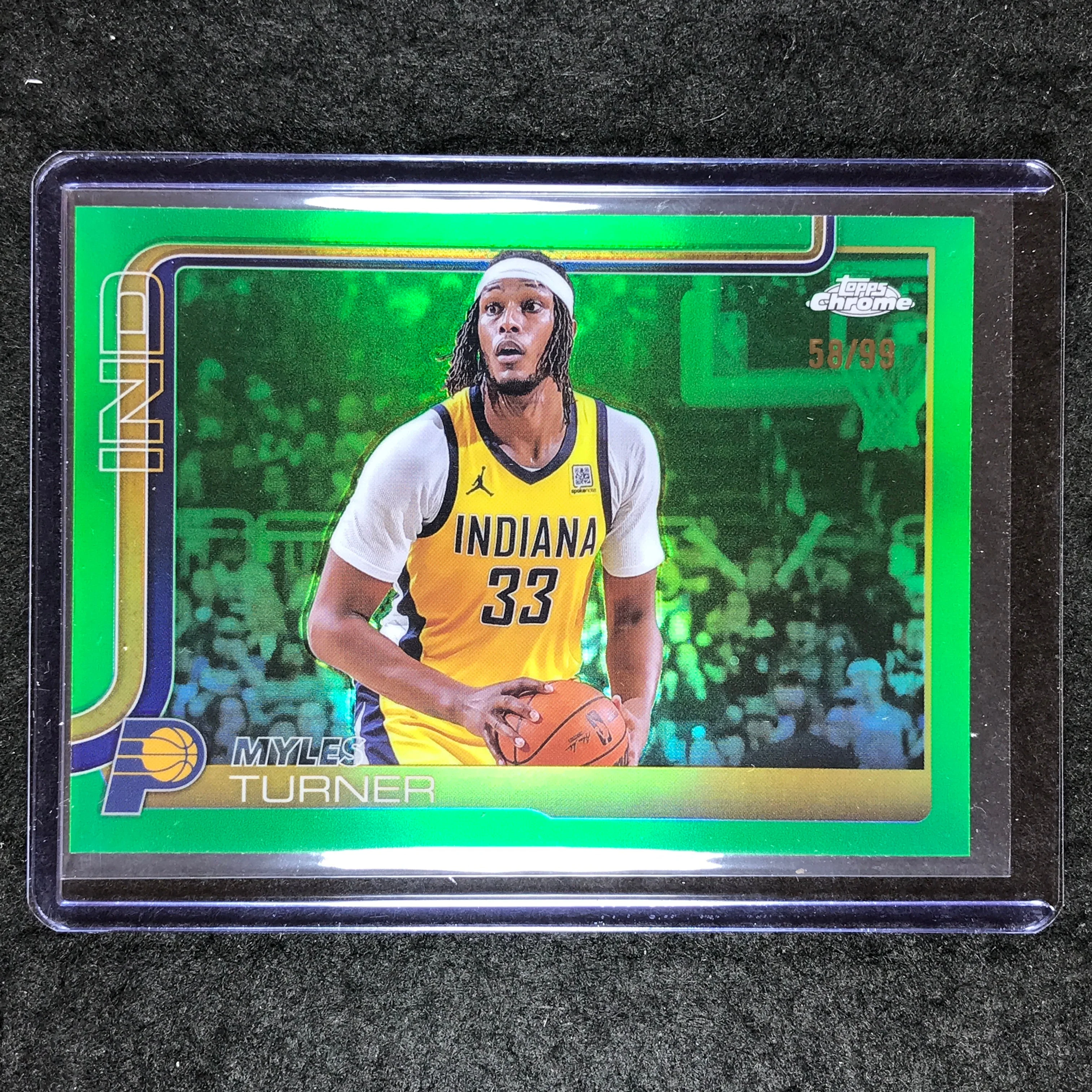 2025-26 Topps Chrome MYLES TURNER Base Green 58/99 #29