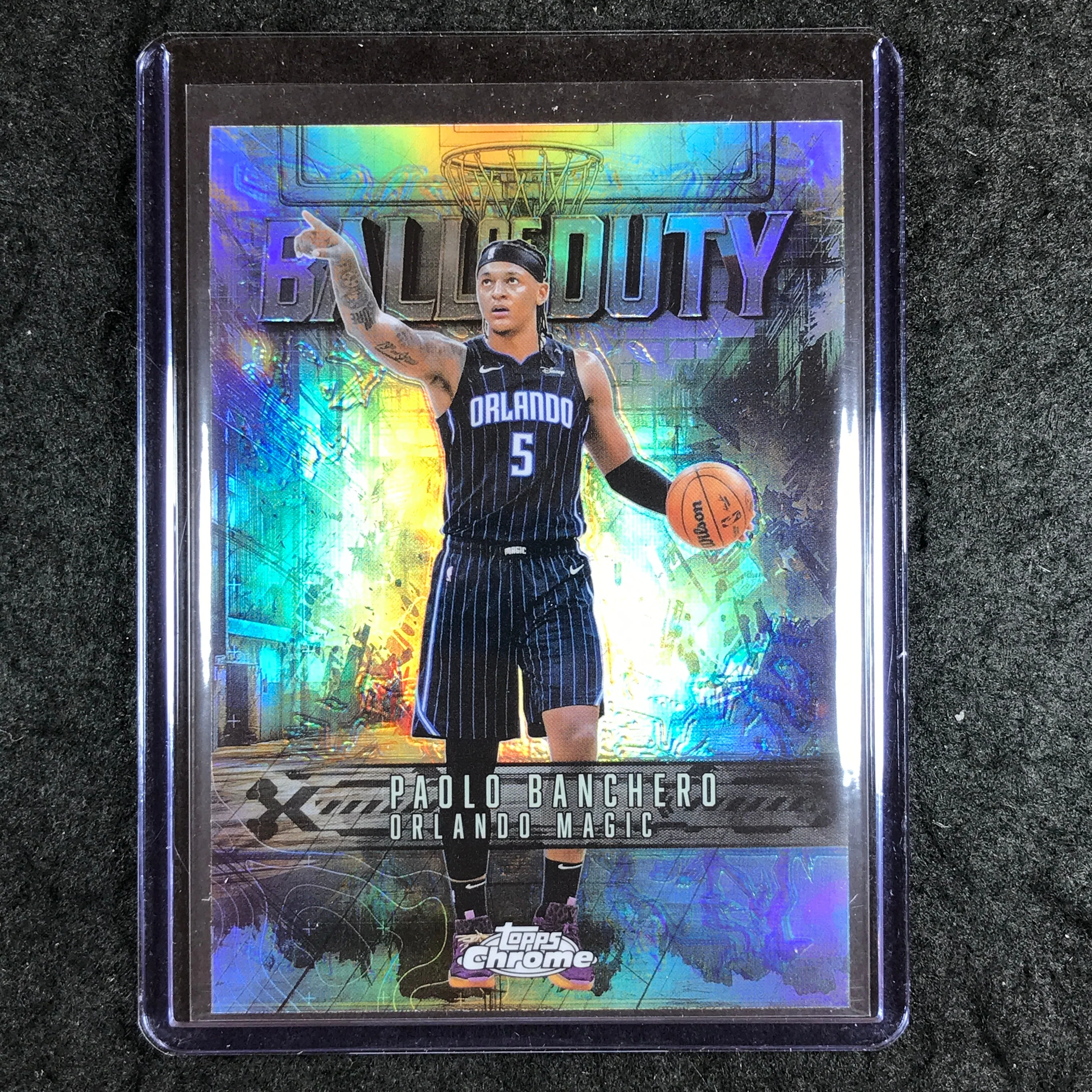 2025-26 Topps Chrome PAOLO BANCHERO Ball of Duty Refractor #14