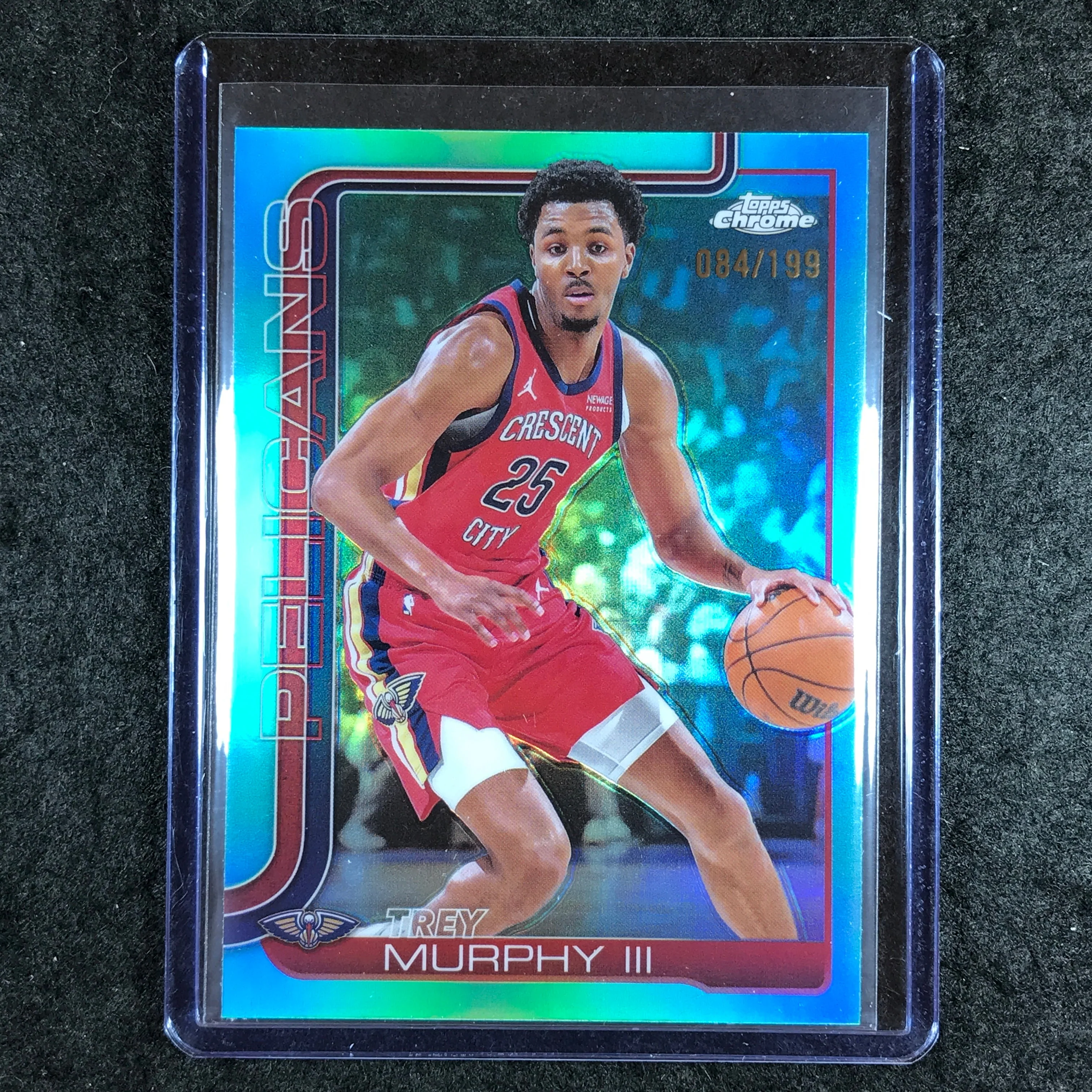 2025-26 Topps Chrome TREY MURPHY III Base Aqua 84/199 #104