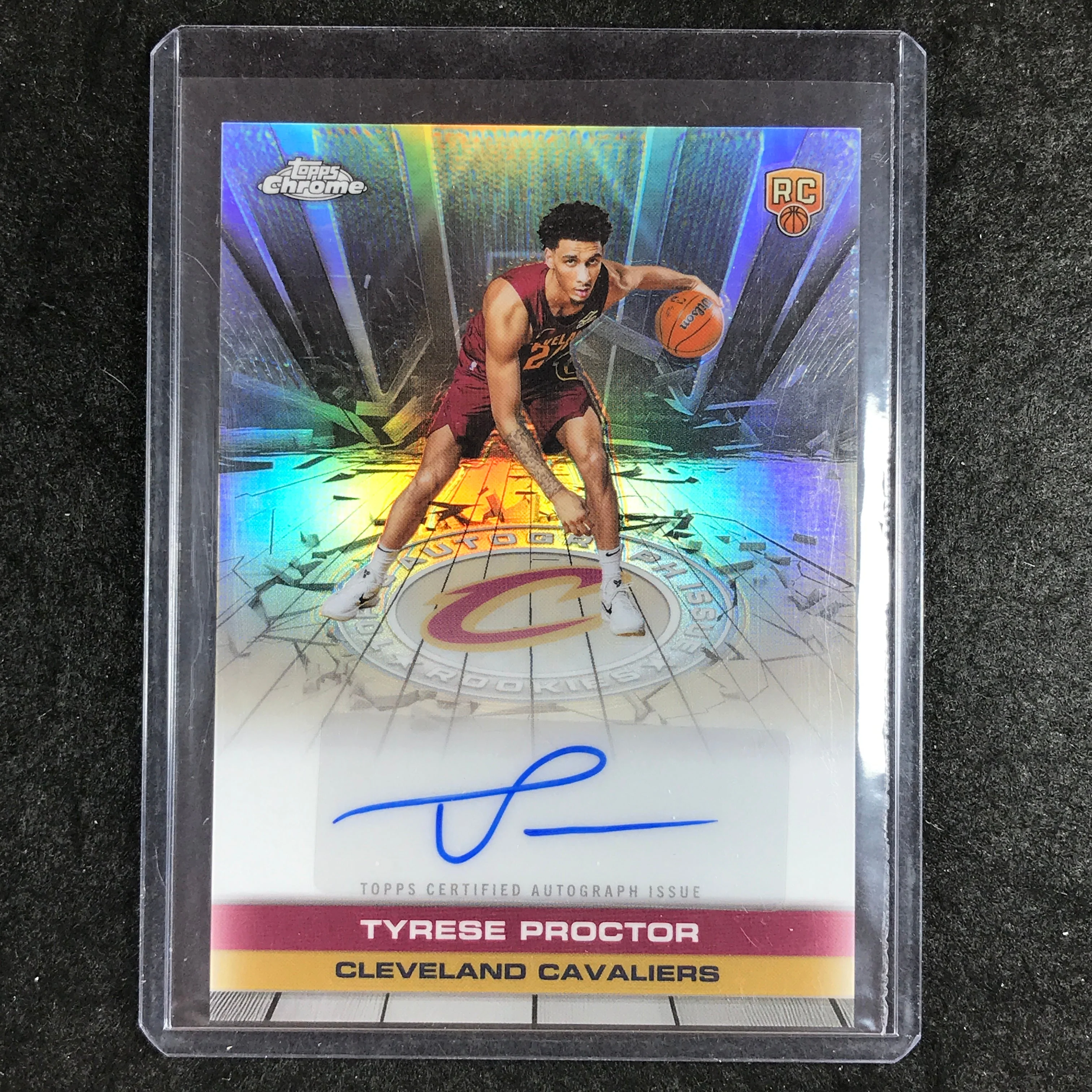 2025-26 Topps Chrome TYRESE PROCTOR Autograph Issue Rookie Refractor #TAIR-TP