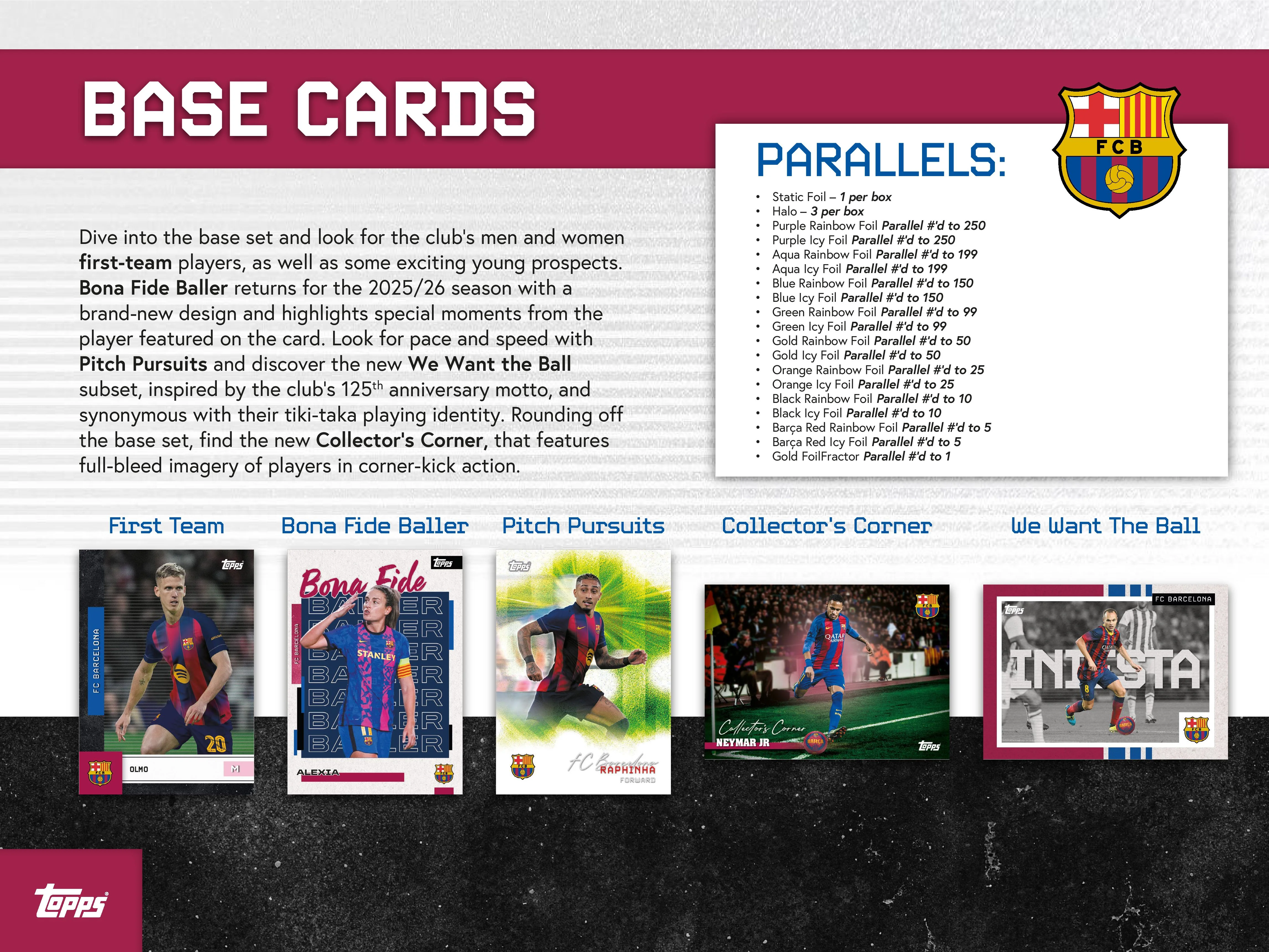 2025-26 Topps FC Barcelona Soccer Team Set - Image 4