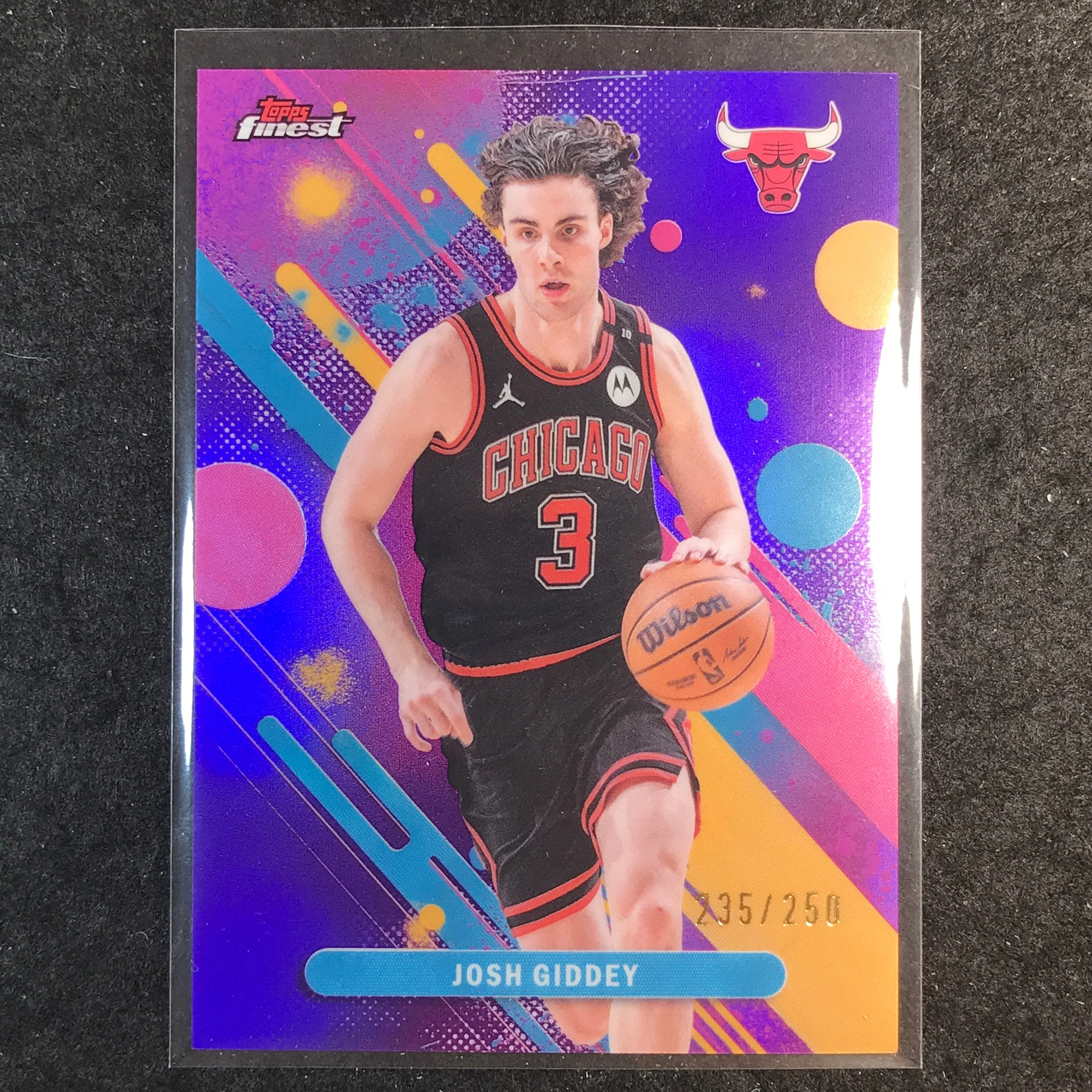 2025-26 Topps Finest JOSH GIDDEY Common Purple 235/250 #34