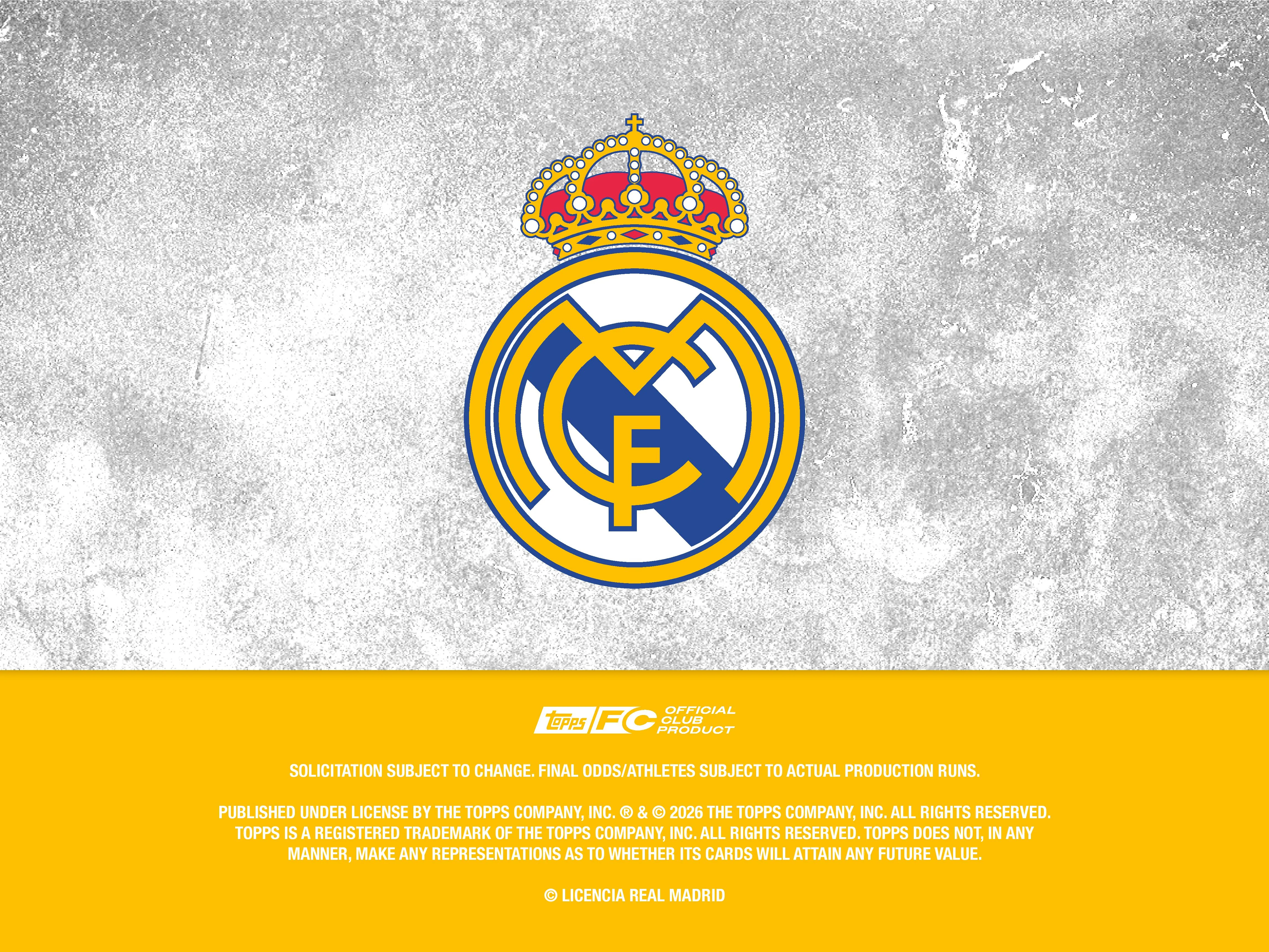 2025-26 Topps Soccer Real Madrid Team Set Box - Image 2