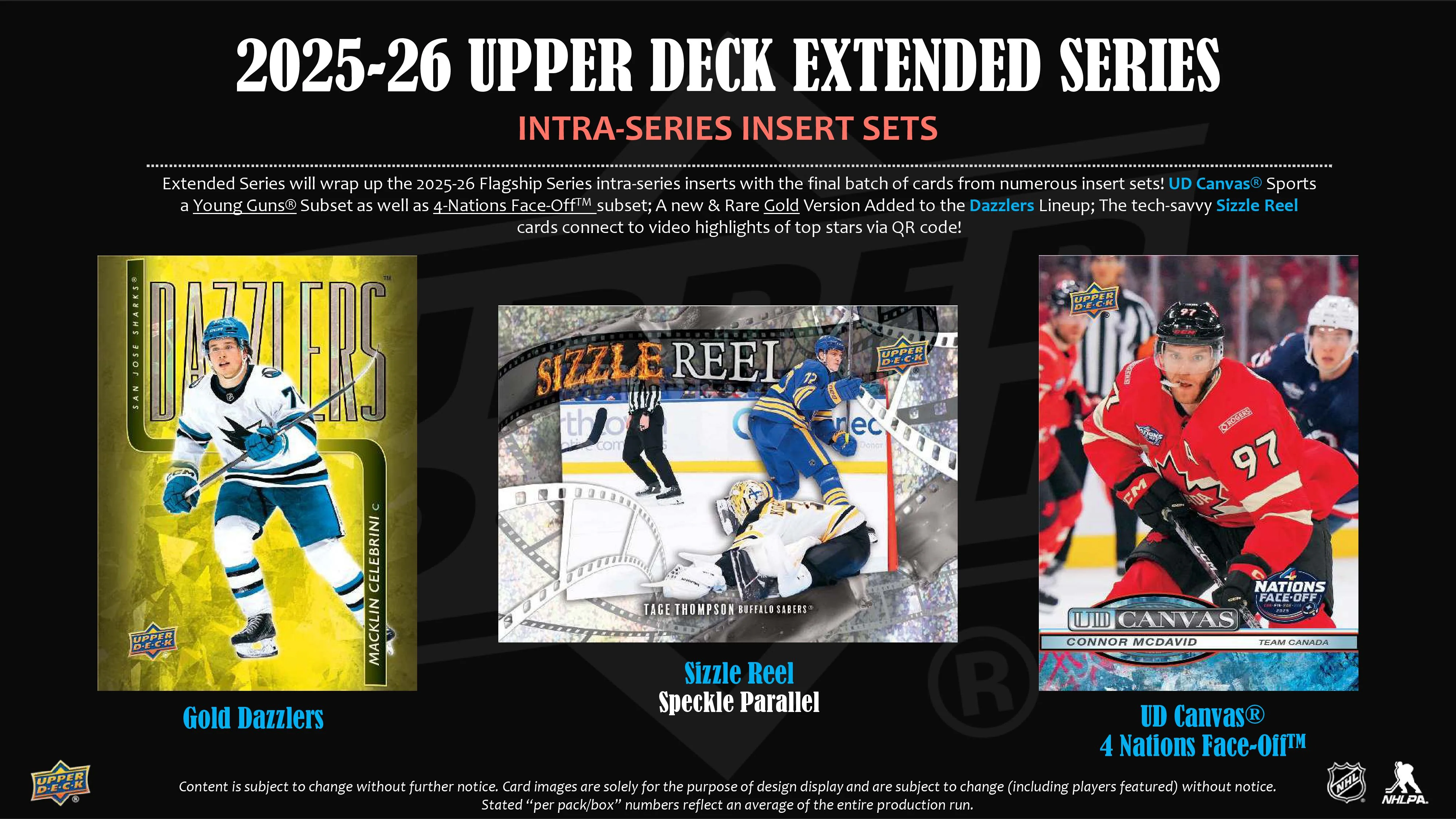 2025-26 Upper Deck Extended Series Hockey 4-Pack Blaster Box (Pre Order) - Image 4