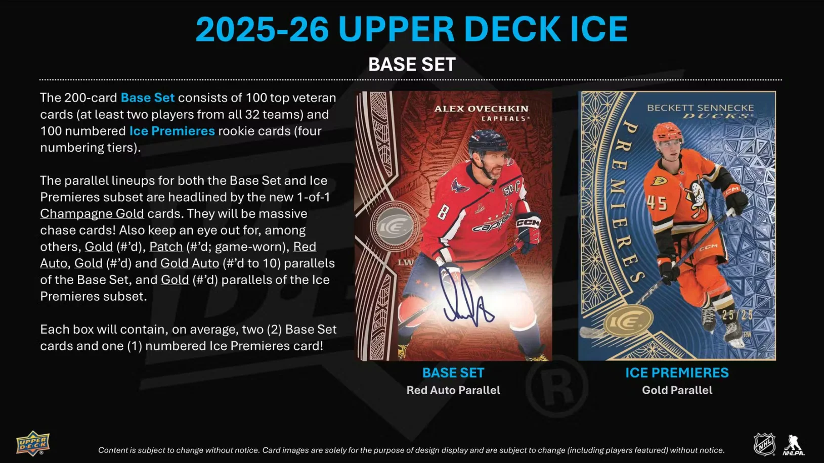2025-26 Upper Deck Ice Hockey Hobby Box (Pre Order) - Image 3