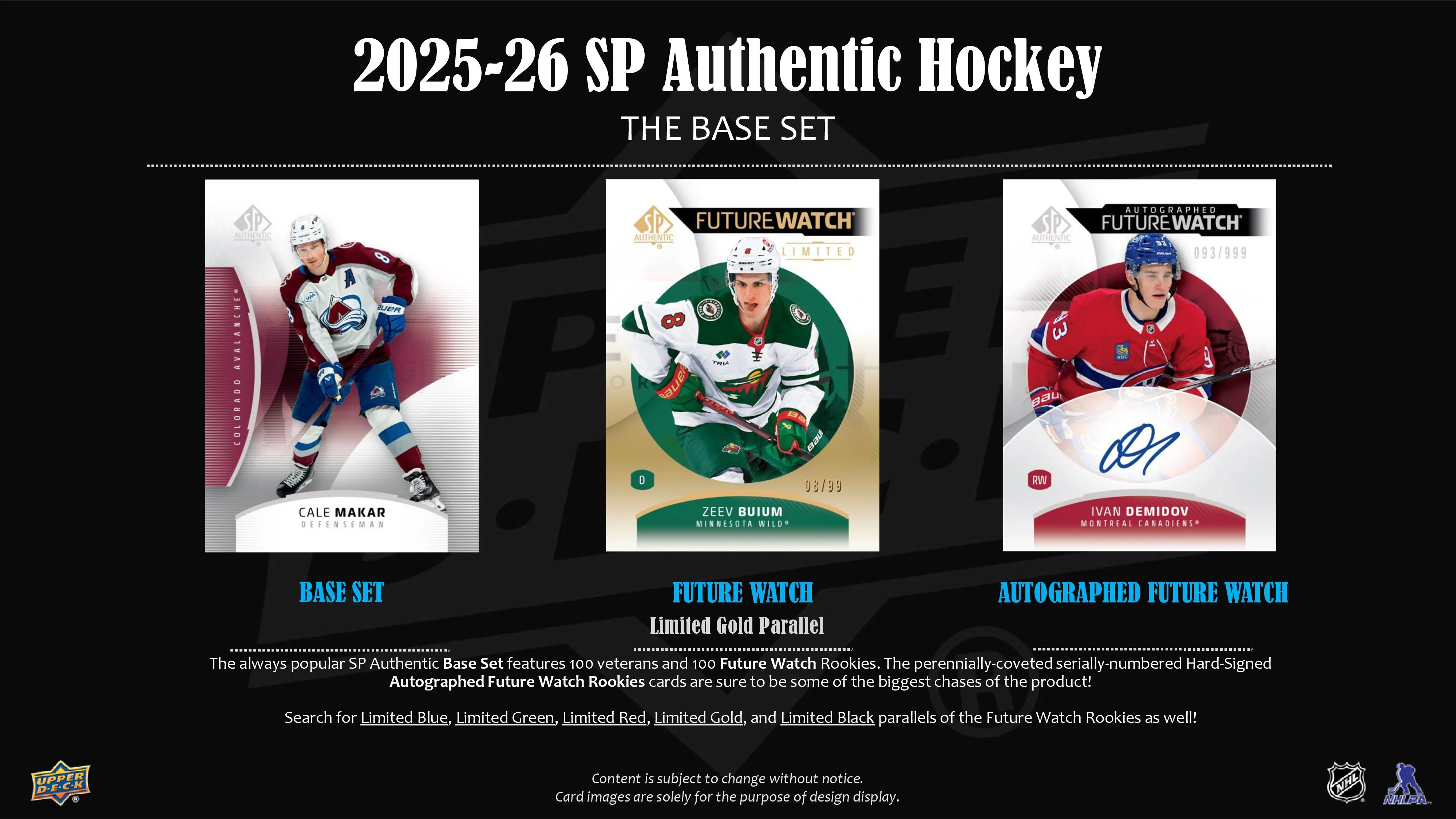 2025-26 Upper Deck SP Authentic Hockey Hobby Box (Pre Order) - Image 2