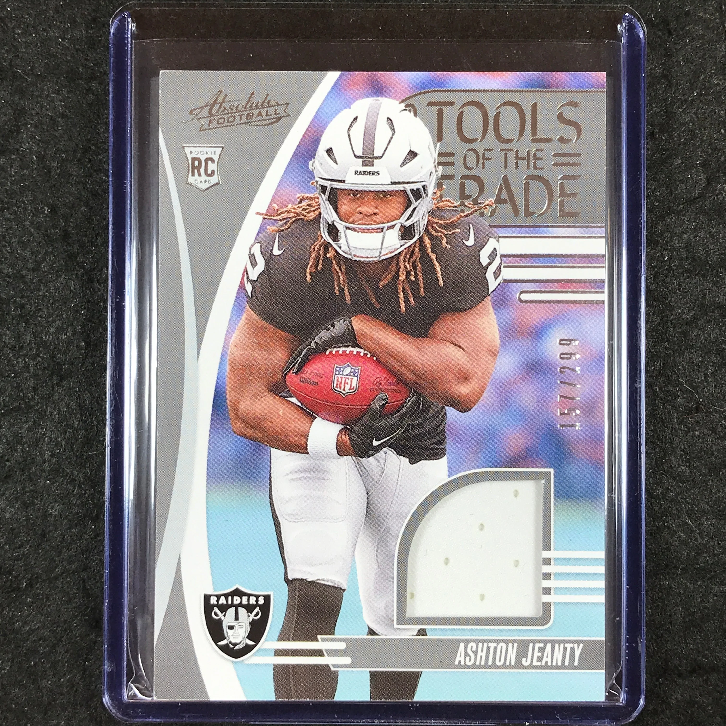 2025 Absolute Football ASHTON JEANTY Tools of the Trade Rookie Jersey 157/299