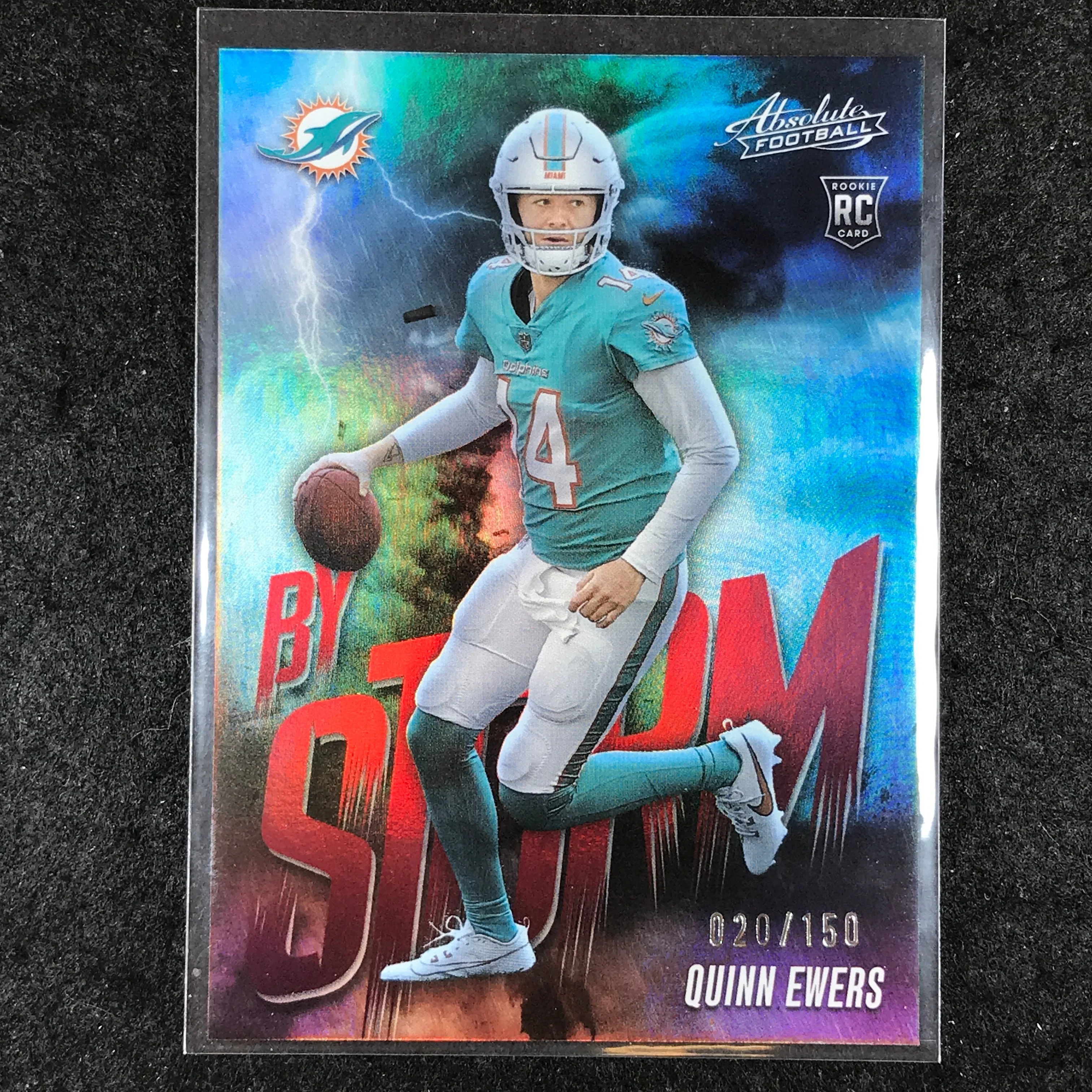 2025 Absolute Football QUINN EWERS By Storm Rookie Red /150 #13