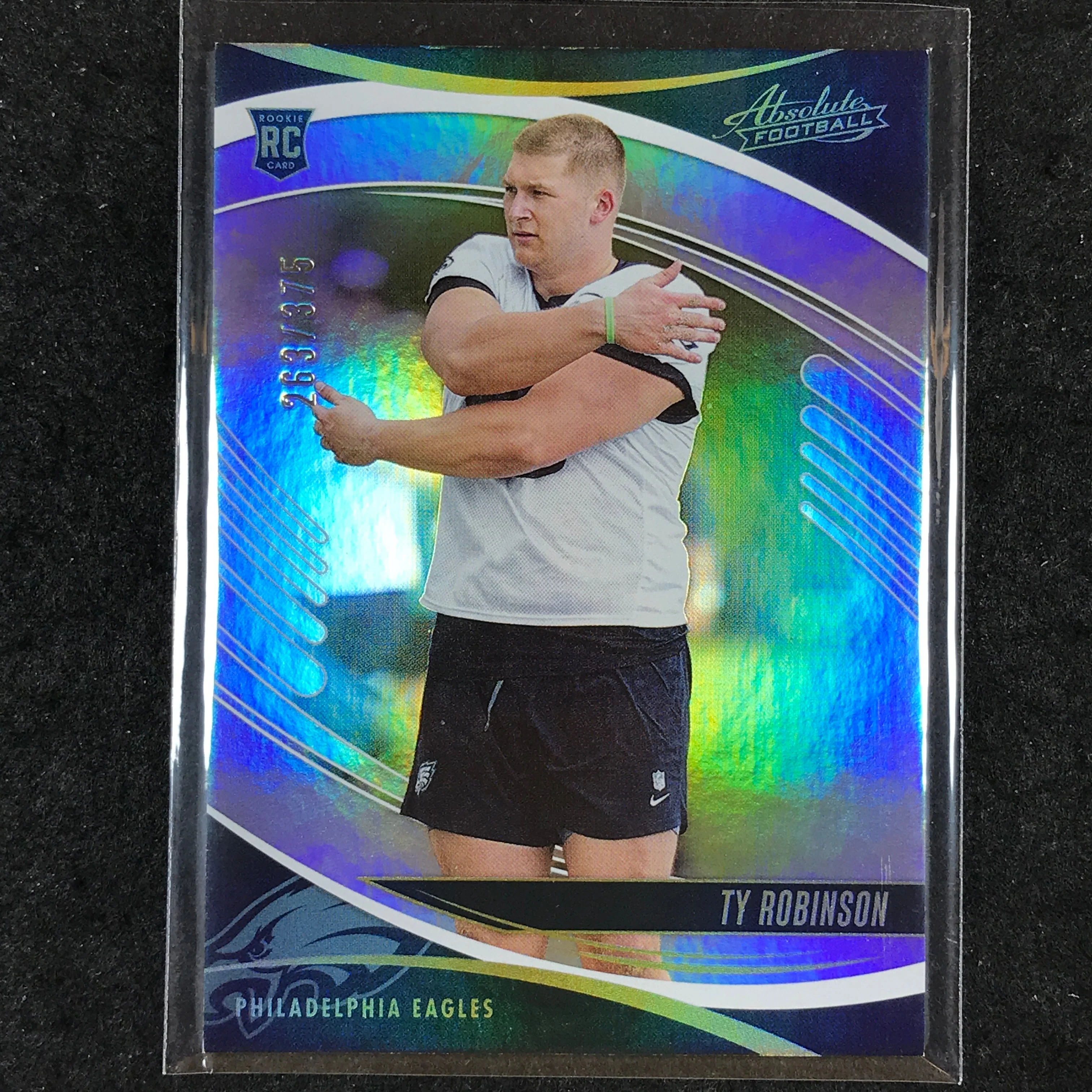 2025 Absolute Football TY ROBINSON Rookie Base Silver Spectrum /375 #191