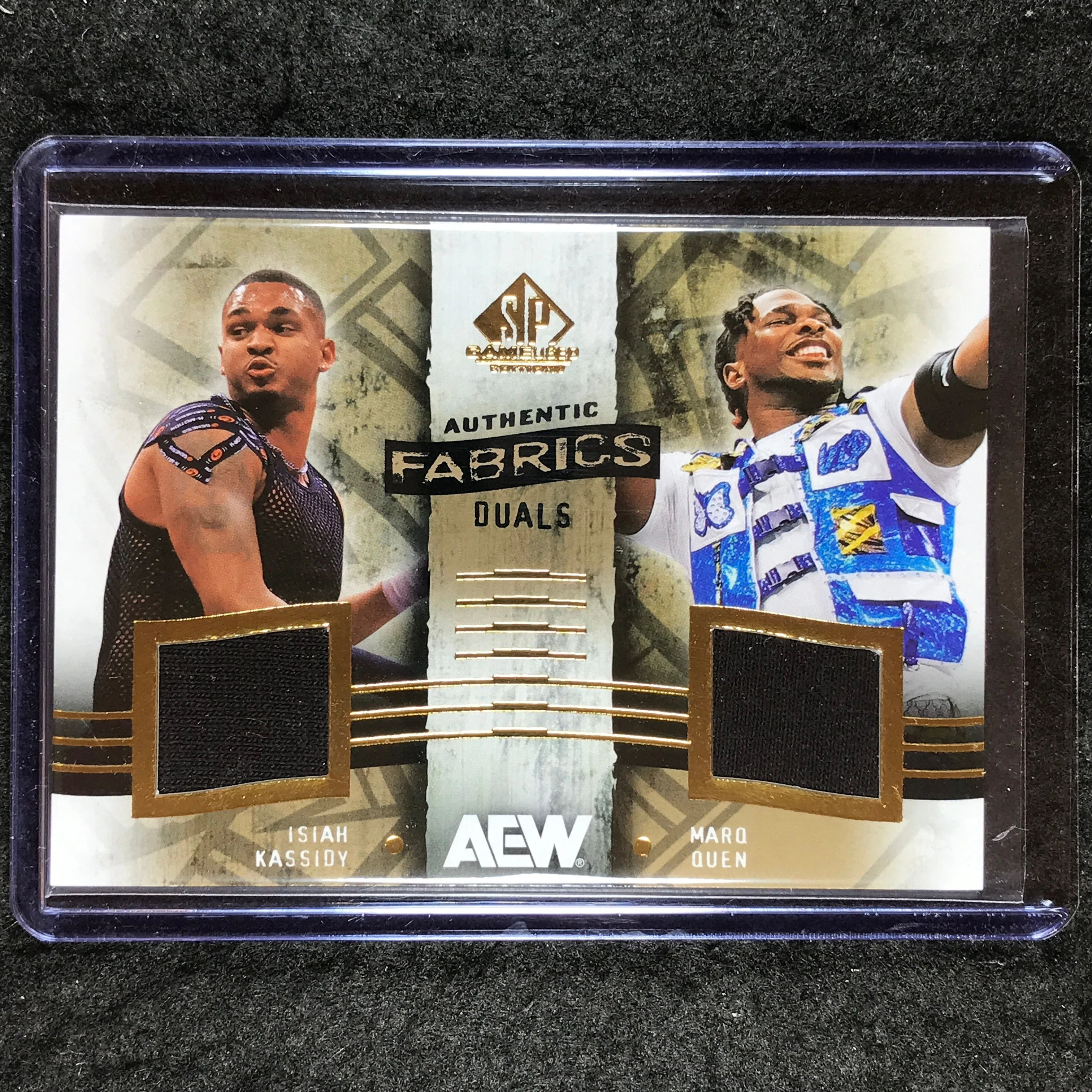 2025 AEW SP Game Used ISIAH KASSIDY MARQ QUEN Authentic Fabrics Duals Relic #KQ