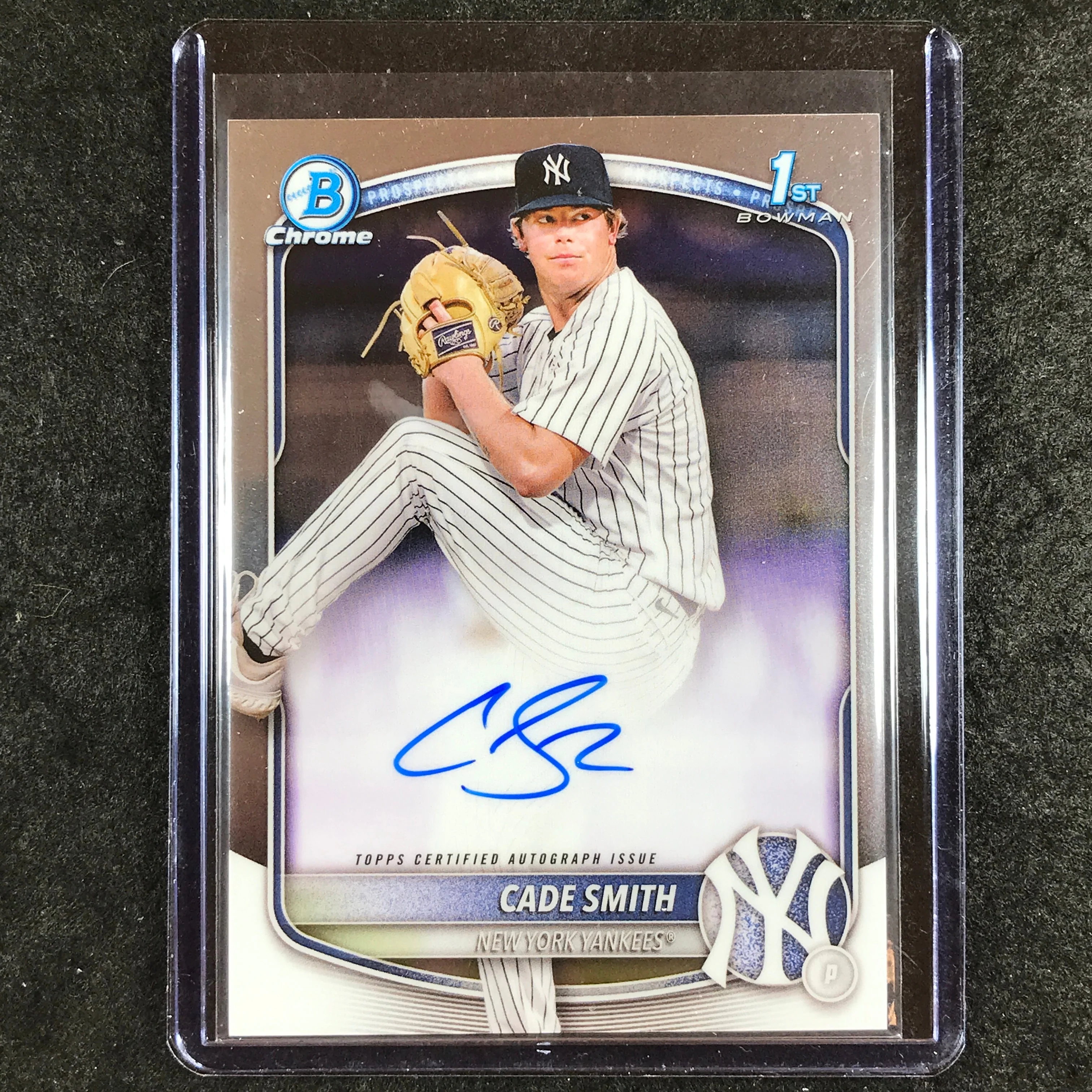 2025 Bowman Chrome CADE SMITH Prospects 1st Bowman Auto Base #CS