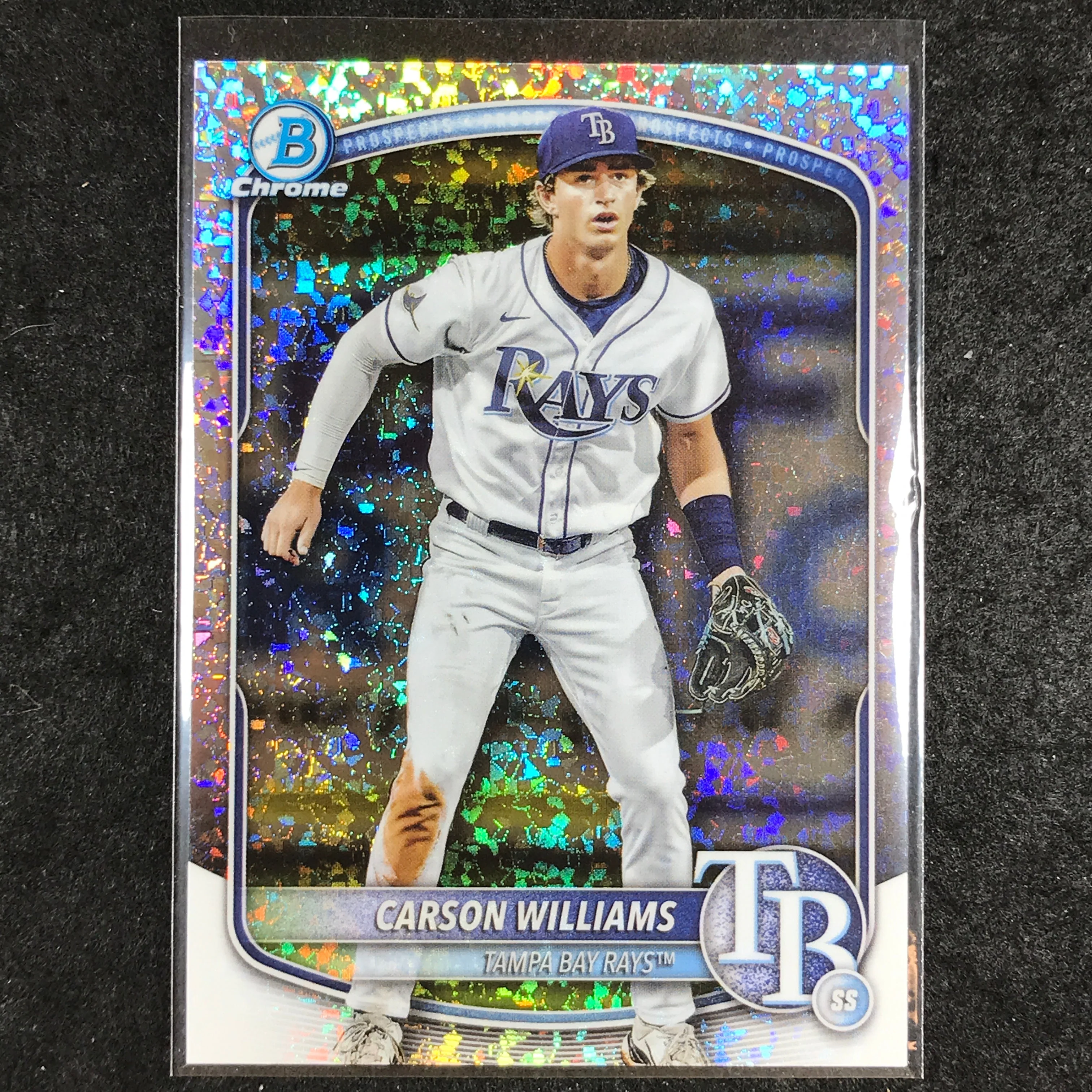 2025 Bowman Chrome CARSON WILLIAMS Prospect Mini-Diamond #234