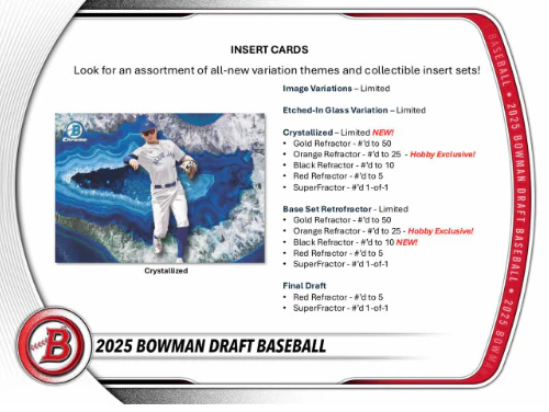 2025 Bowman Draft Baseball Hobby Box - Image 4
