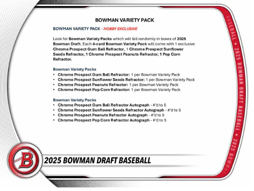2025 Bowman Draft Baseball Hobby Box - Image 8