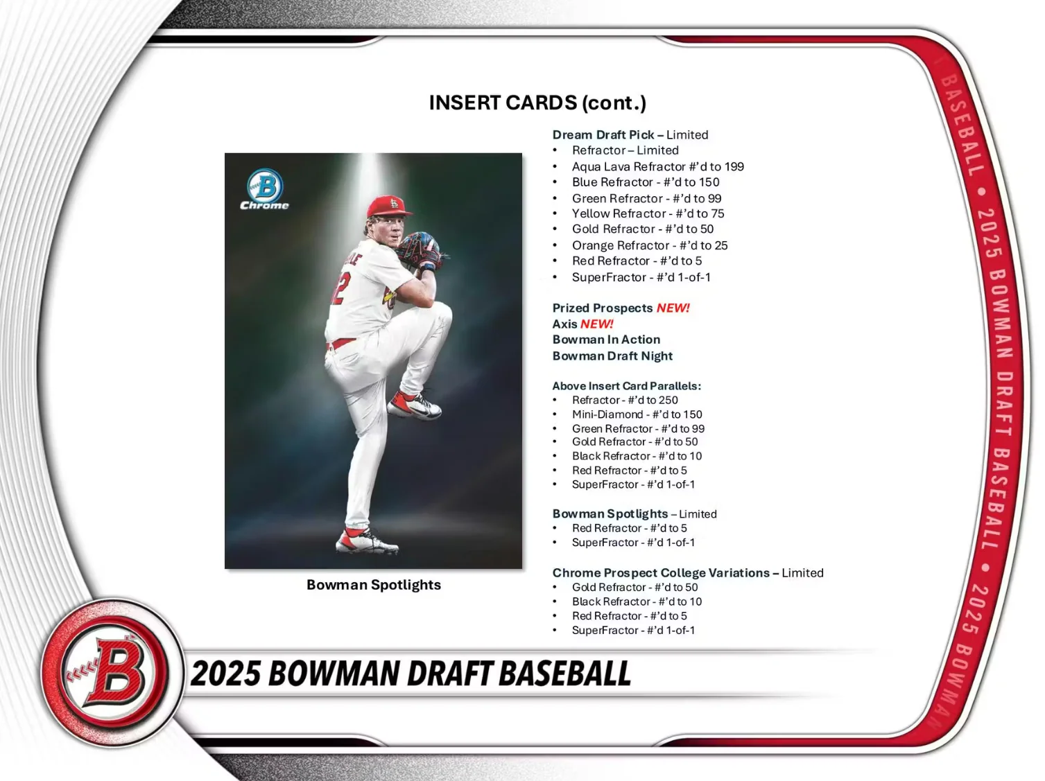 2025 Bowman Draft Baseball Super Jumbo Box - Image 3