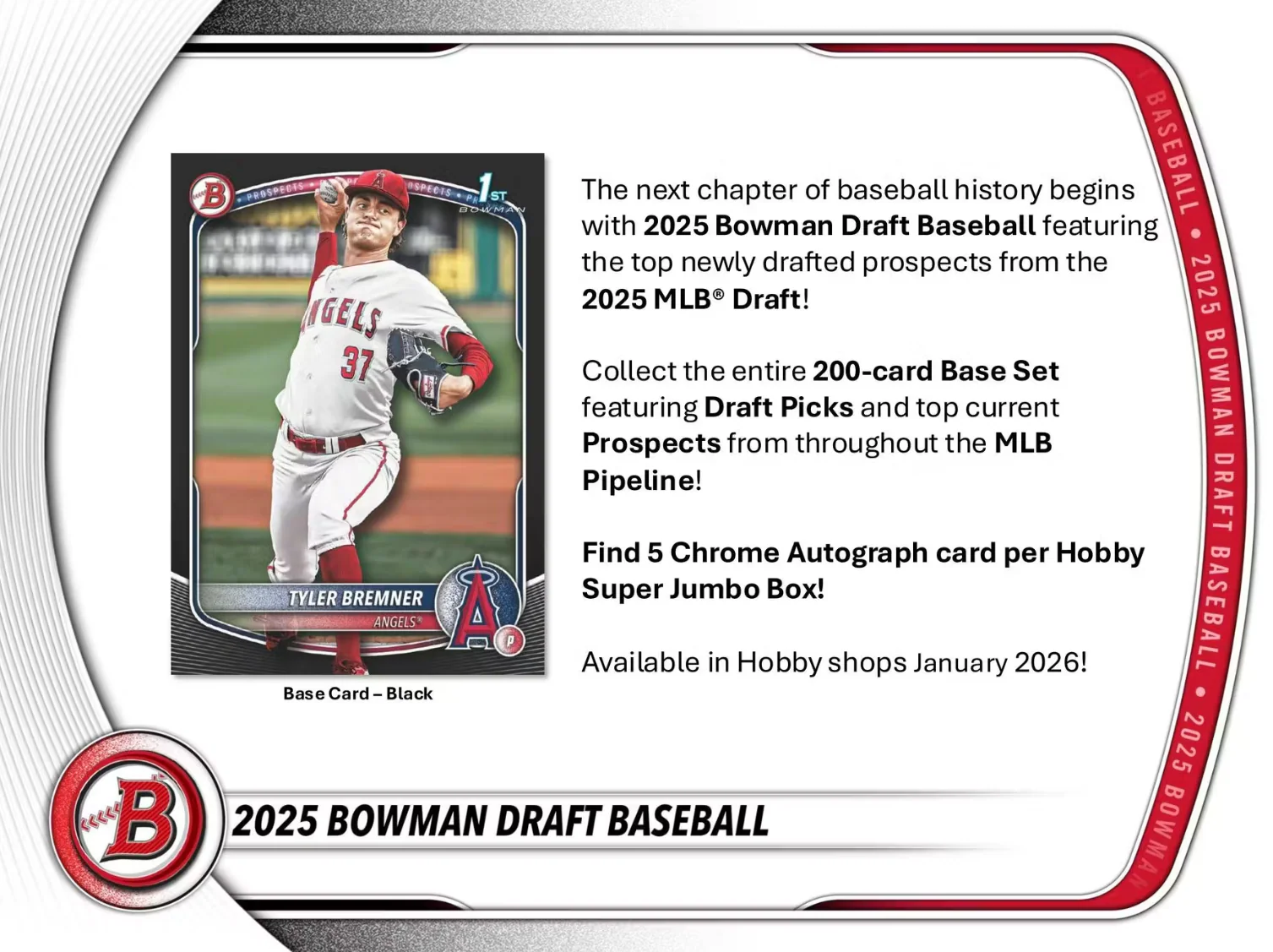 2025 Bowman Draft Baseball Super Jumbo Box - Image 5