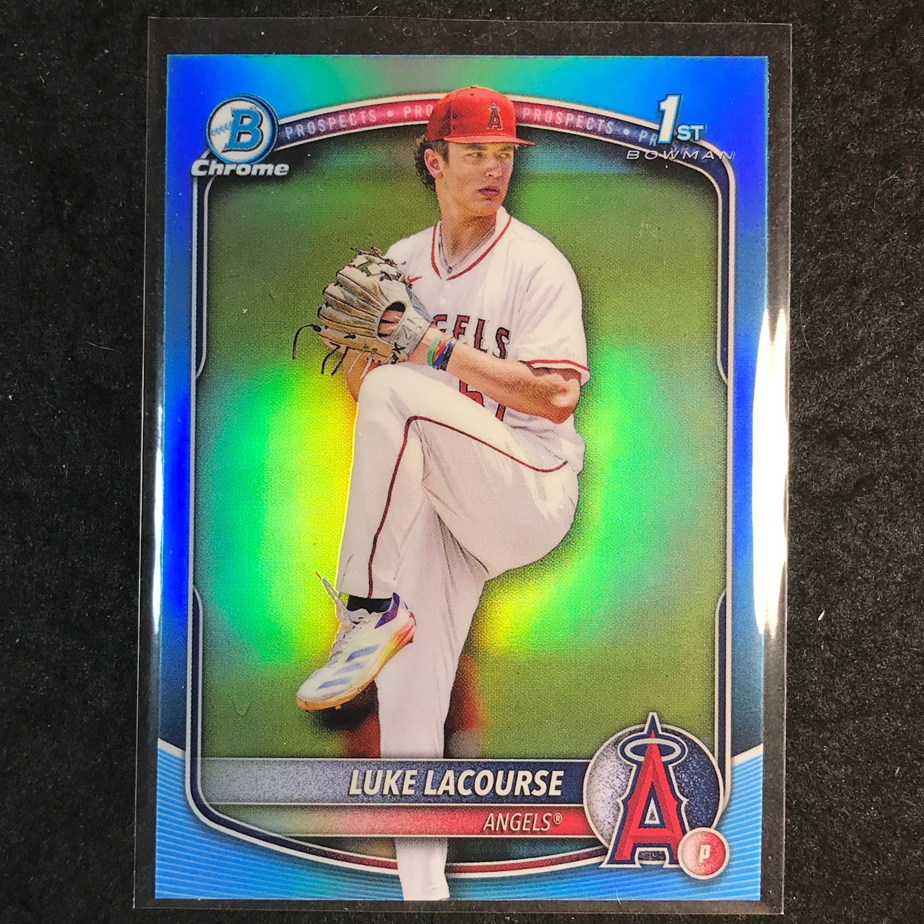 2025 Bowman Draft LUKE LACOURSE 1st Bowman Chrome Sky Blue Refractor #123
