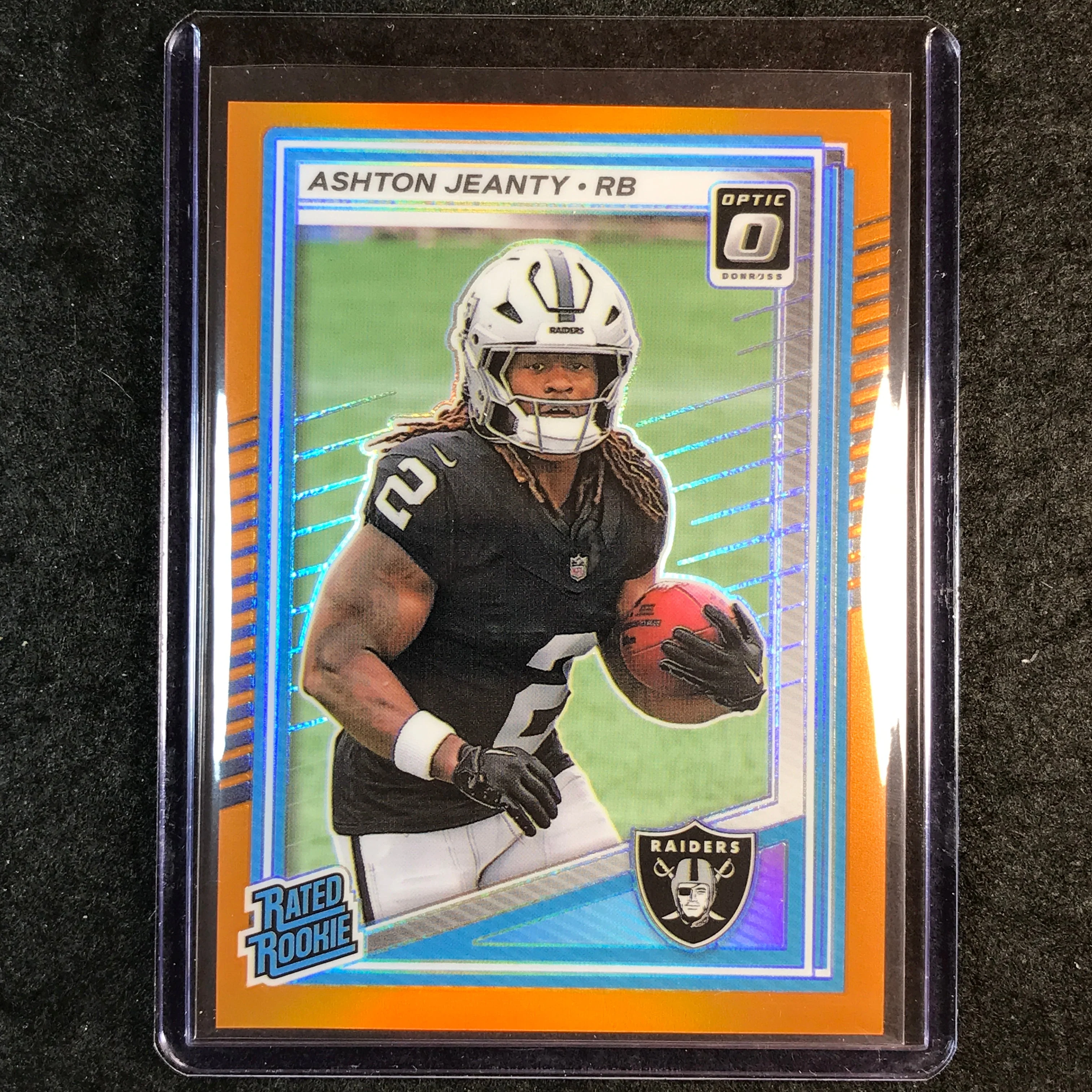 2025 Donruss Optic Football ASHTON JEANTY Rated Rookie Orange 240/299 #202