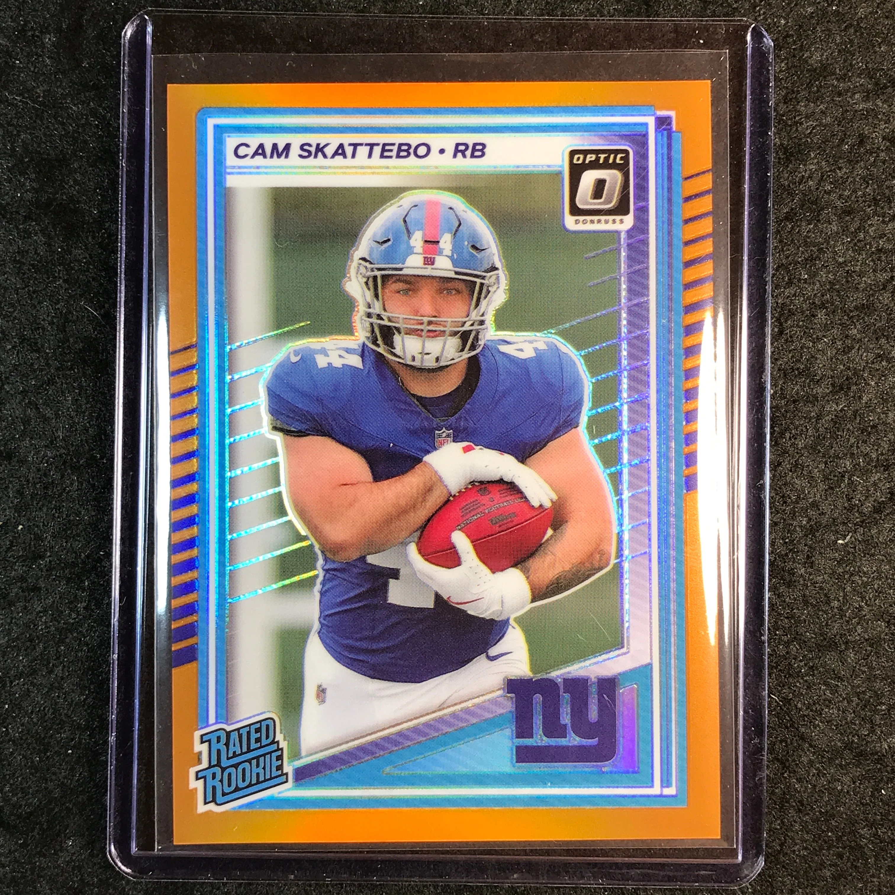 2025 Donruss Optic Football CAM SKATTEBO Rated Rookie Orange 138/299 #228