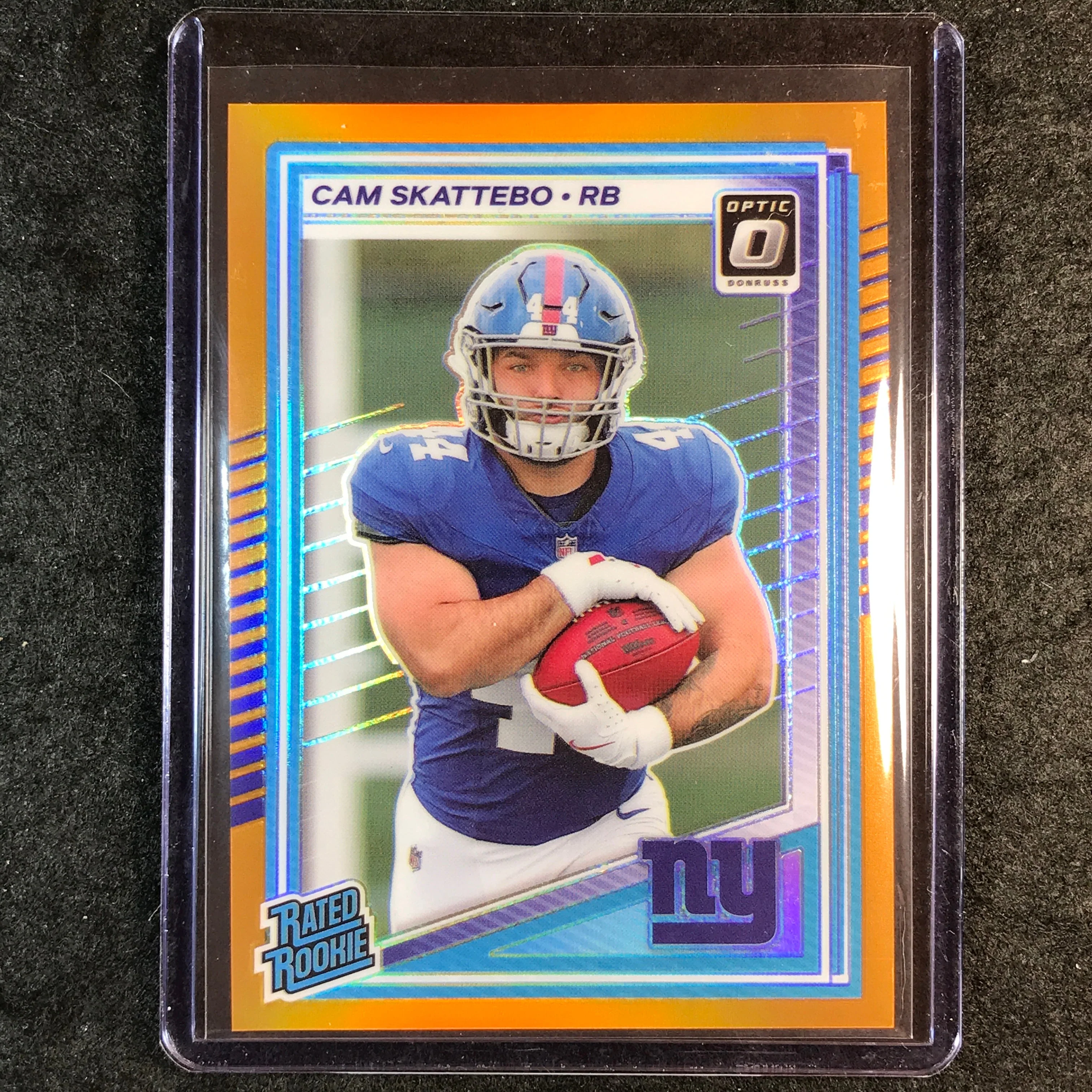 2025 Donruss Optic Football CAM SKATTEBO Rated Rookie Orange 2/299 #228