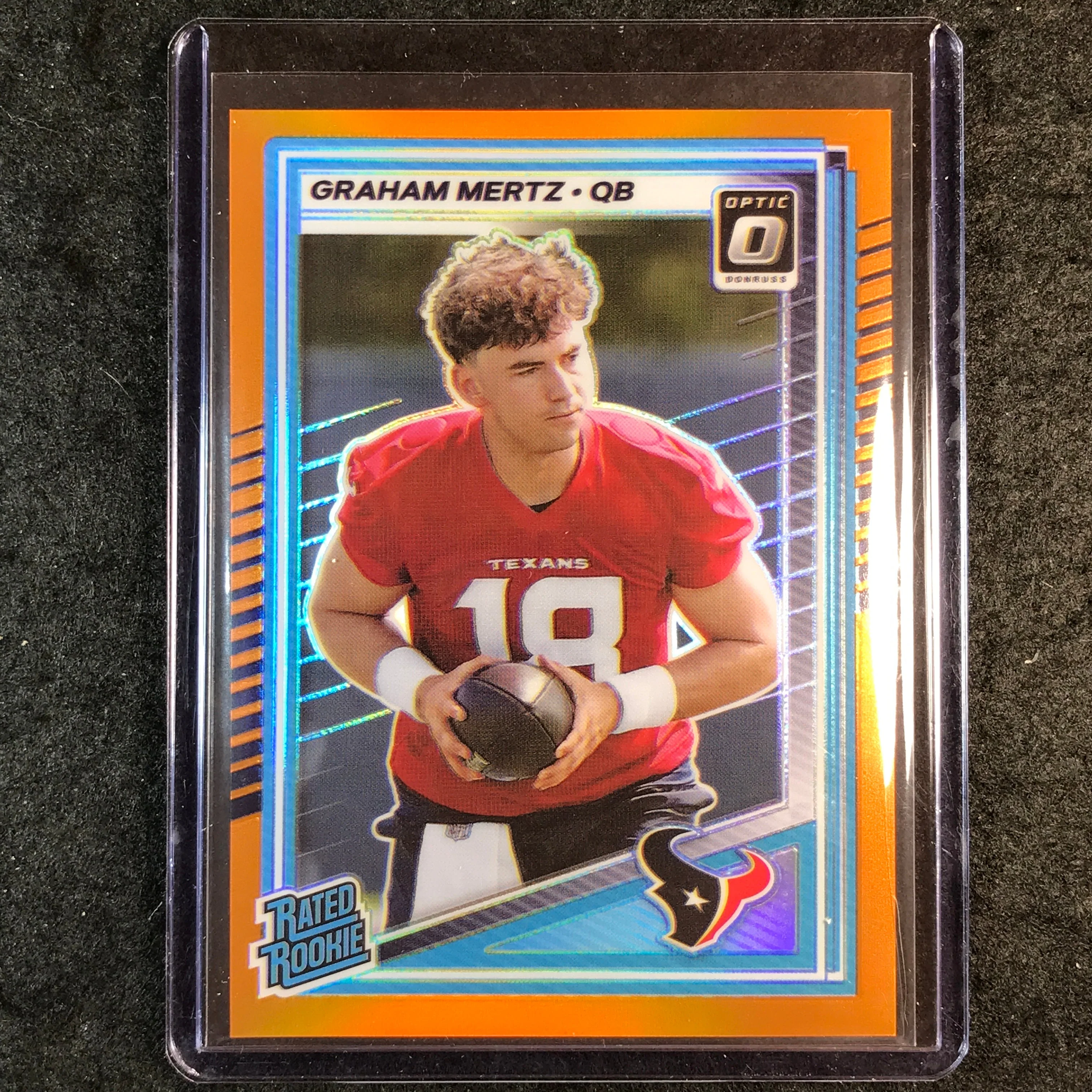 2025 Donruss Optic Football GRAHAM MERTZ Rated Rookie Orange 134/299 #259