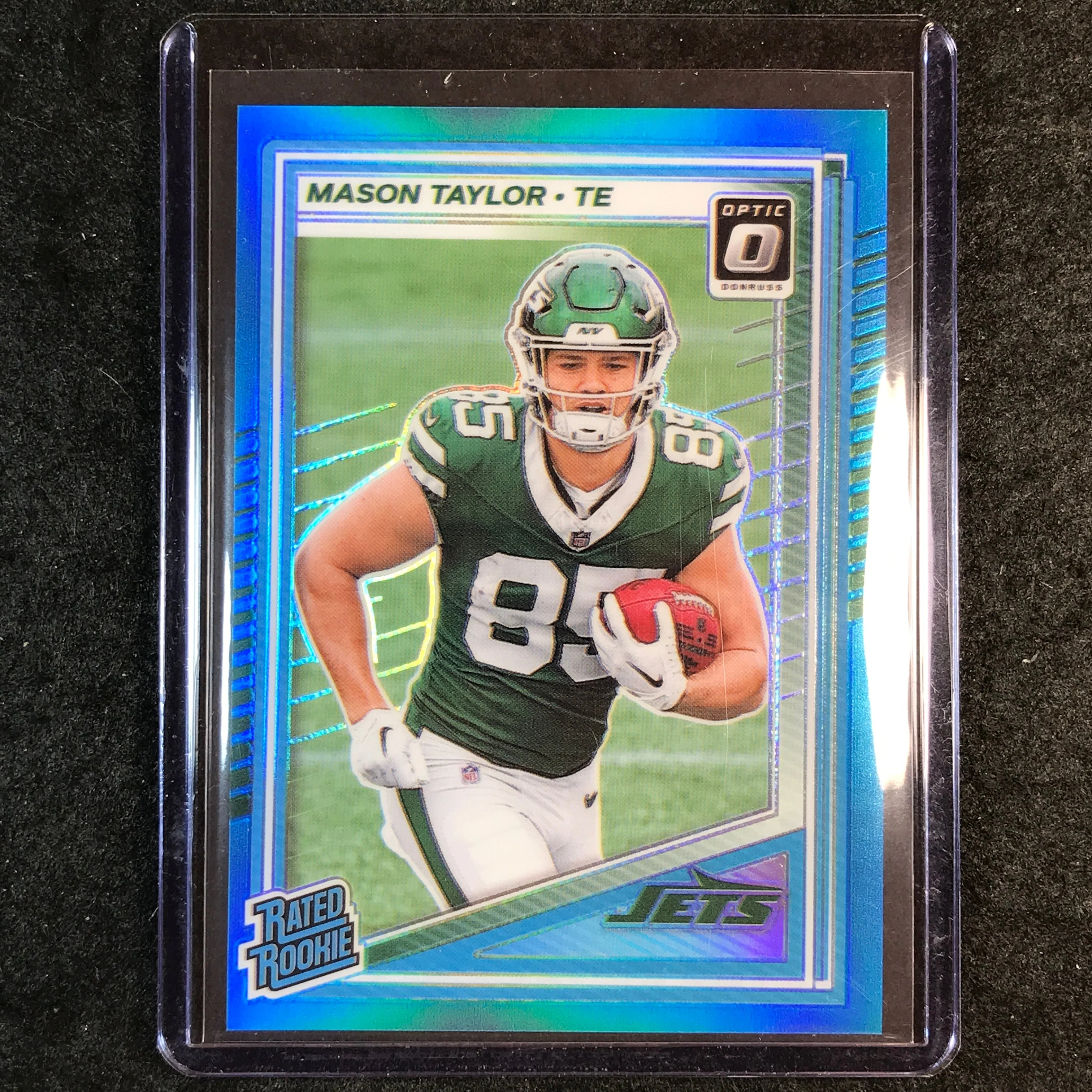 2025 Donruss Optic Football MASON TAYLOR Rated Rookie Aqua 221/349 #274
