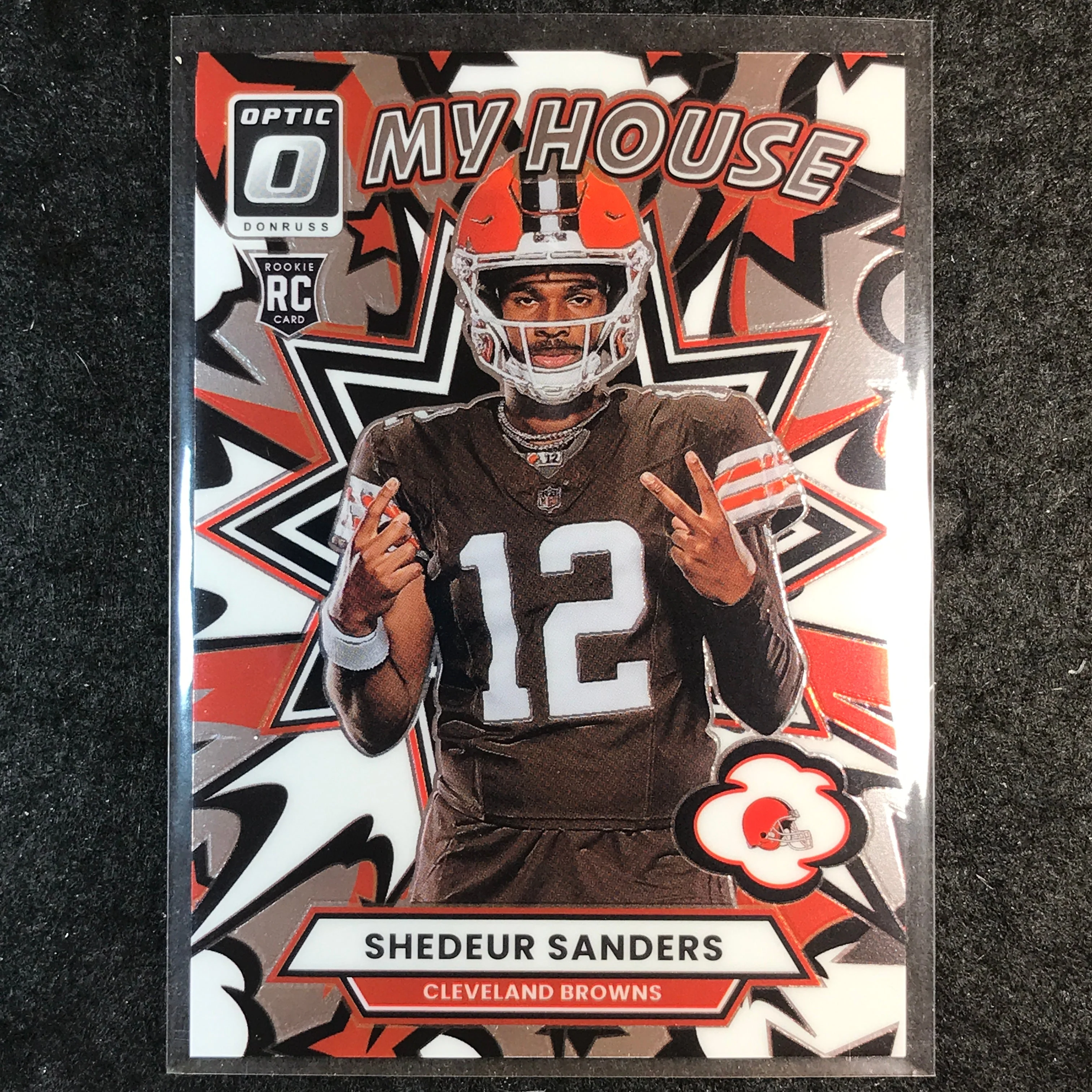 2025 Donruss Optic Football SHEDEUR SANDERS My House Rookie #5